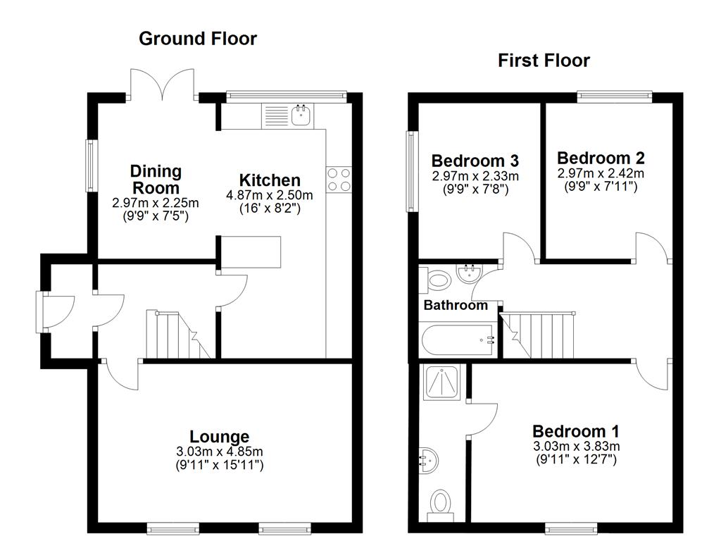 3 Bedrooms Semi-detached house to rent in Charing Road, Gillingham ME8