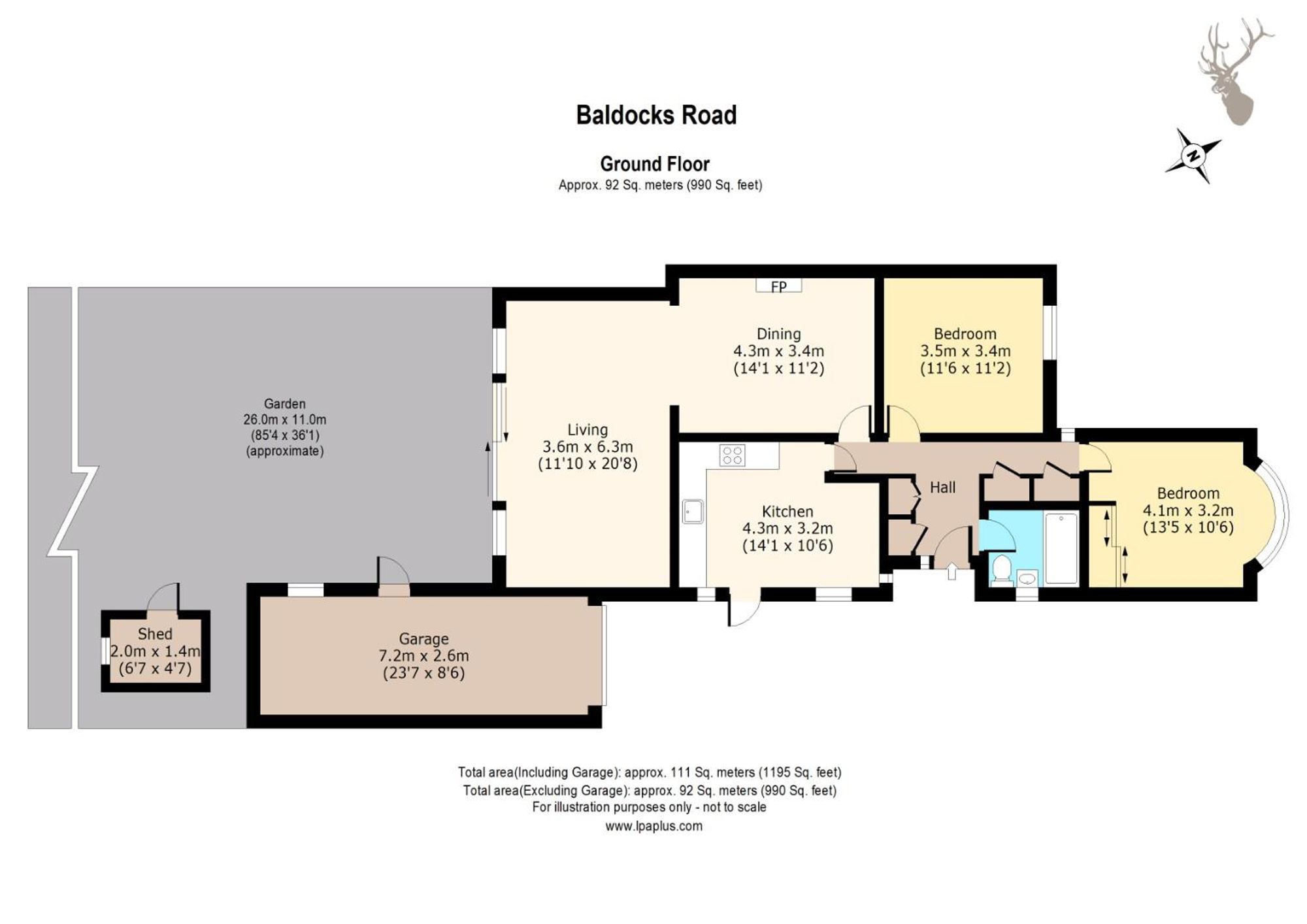 11 Baldocks Road, Epping floorplan