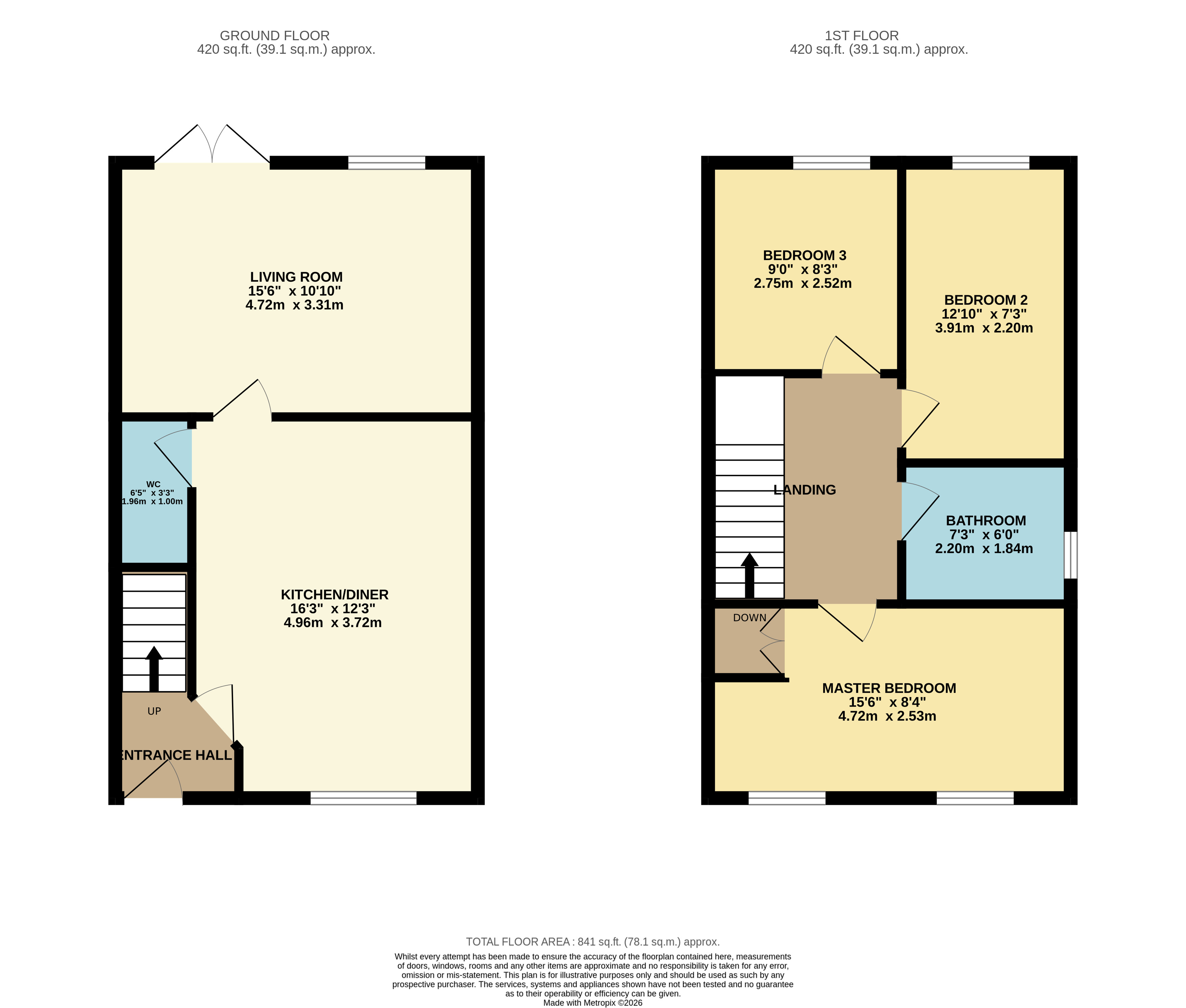 12, Rufford Grove, Mexborough floorplan