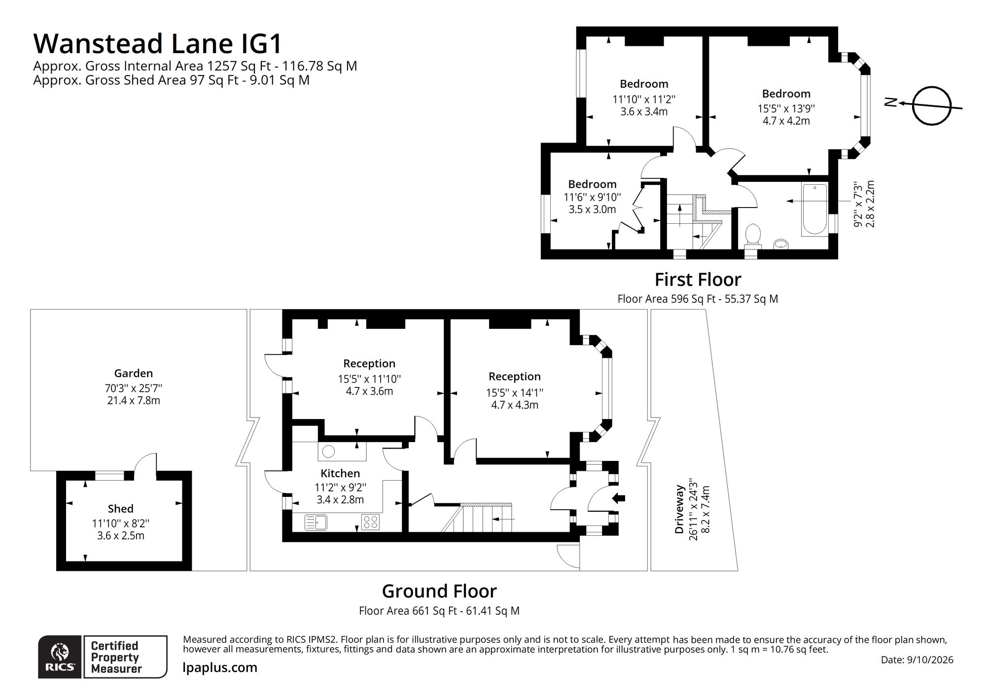 62 Wanstead Lane, Ilford floorplan
