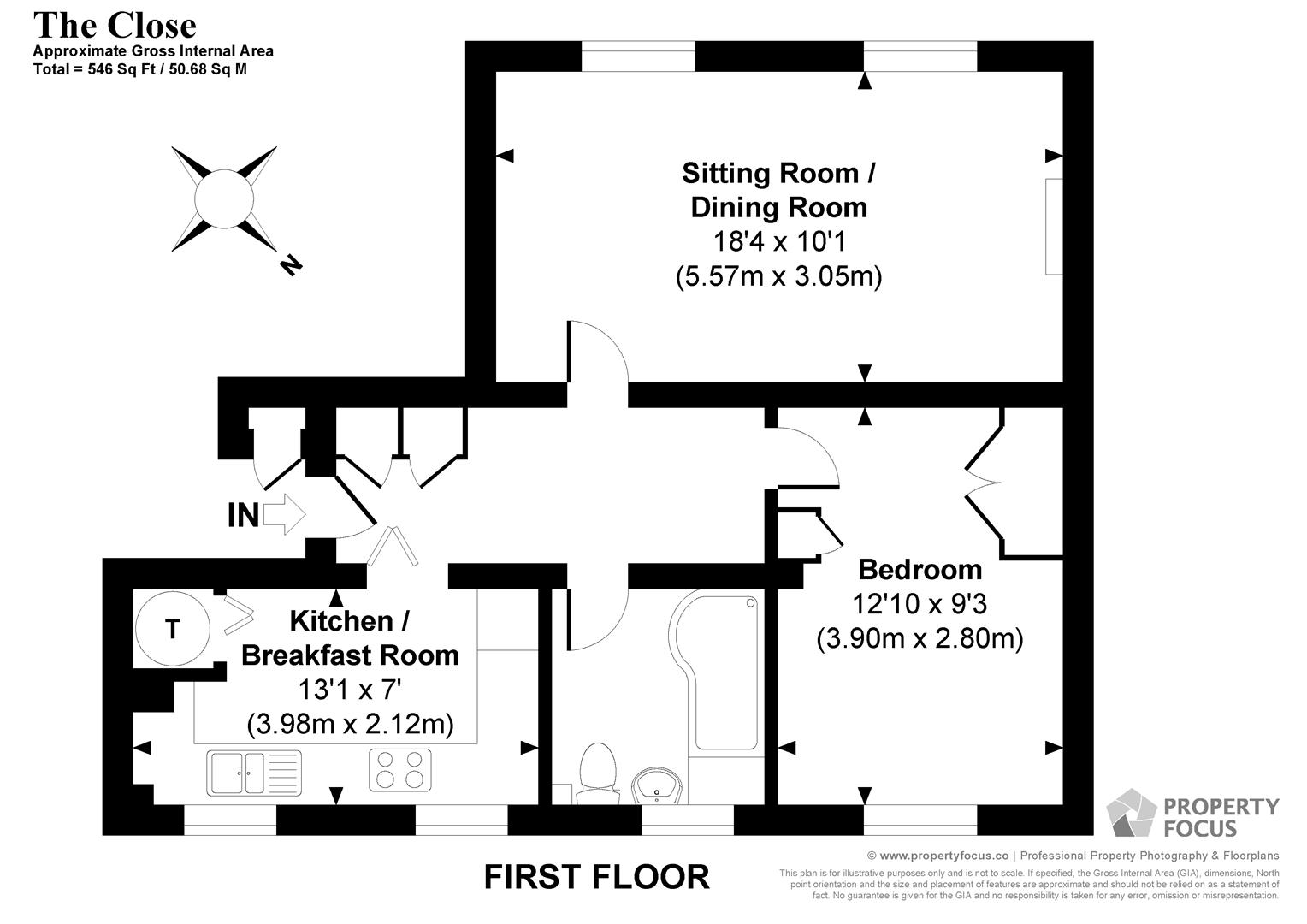 164, The Close, Salisbury floorplan