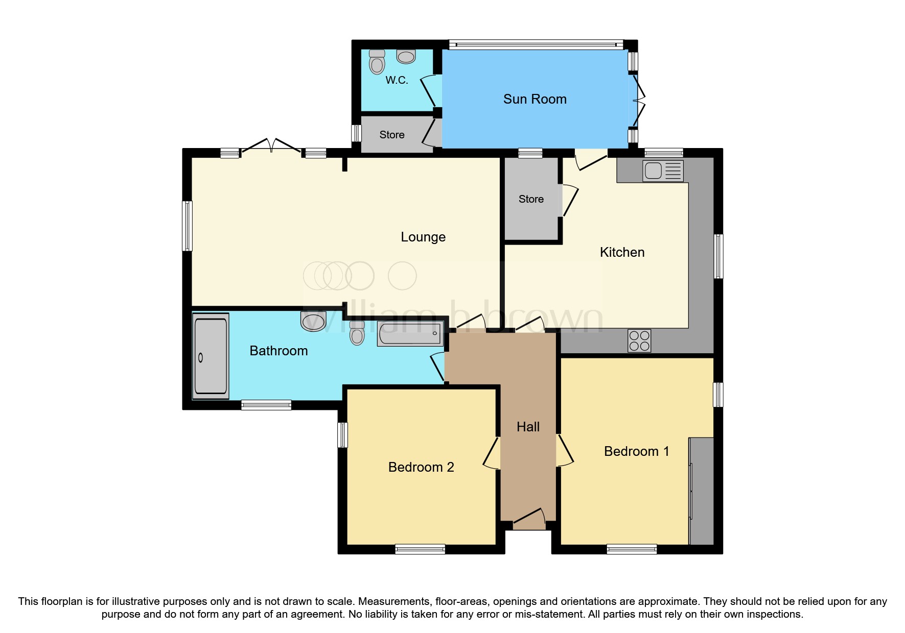 Barton Road, Wisbech PE13, 2 bedroom detached bungalow for sale