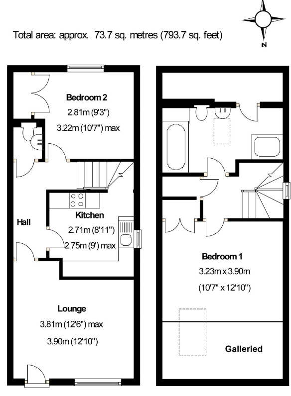 23, Badgers Close, Woking floorplan
