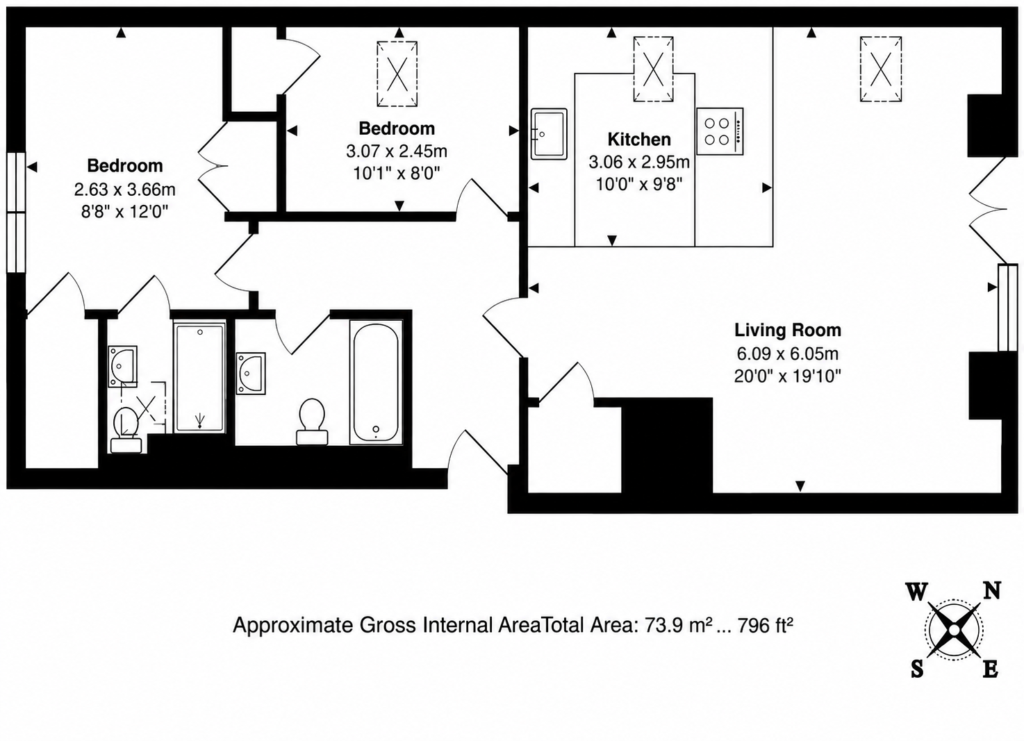 4, Pine Rise, Oxford floorplan