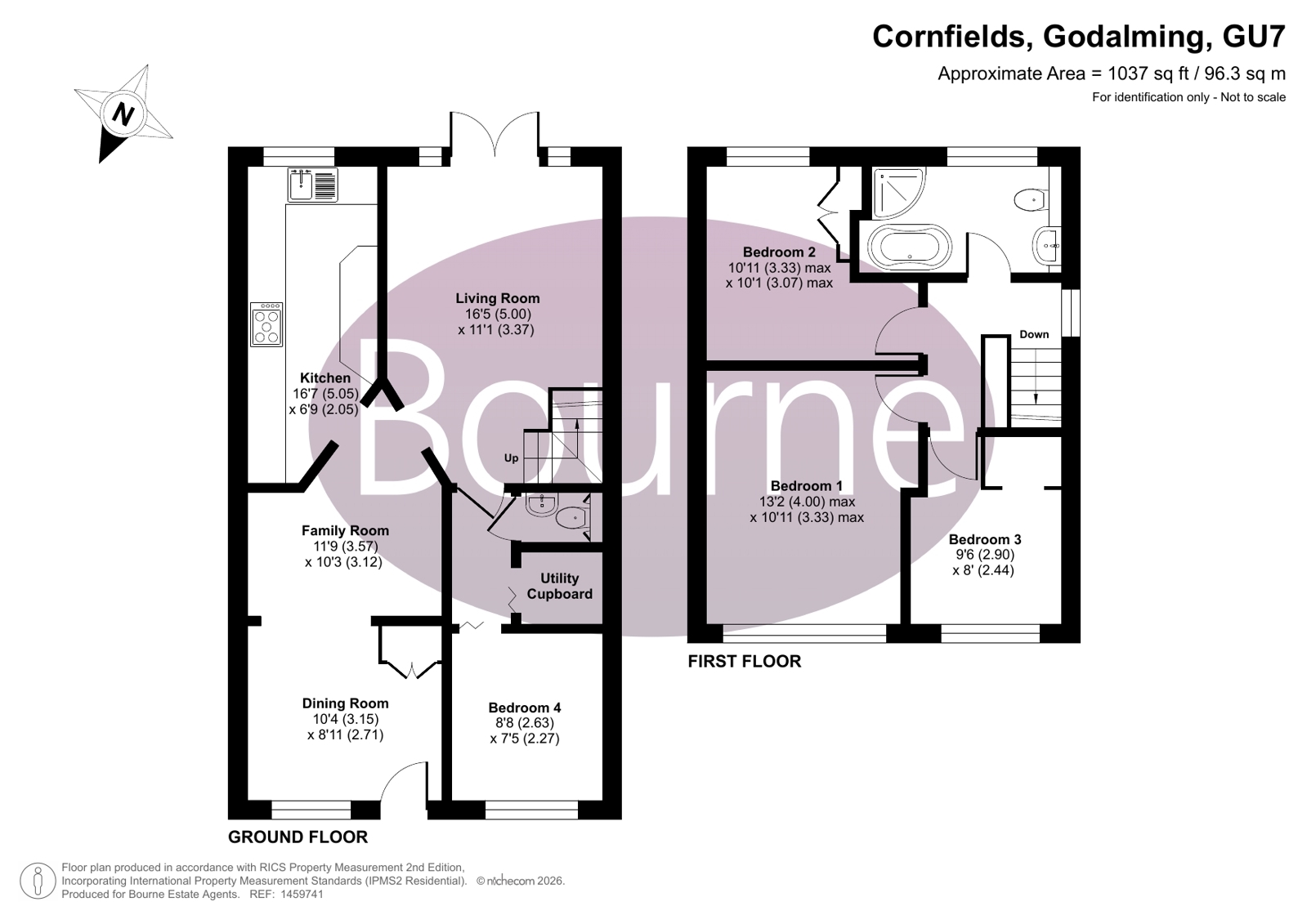 Cornfields, Godalming floorplan