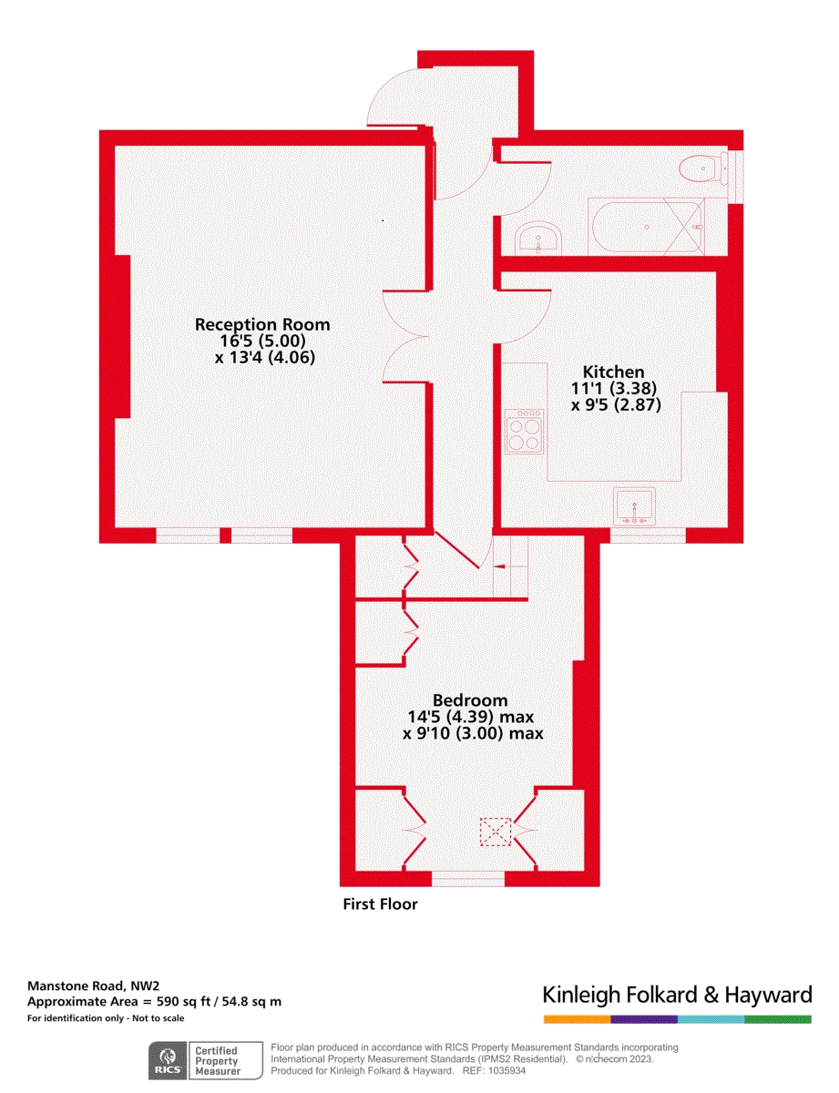 4, 4, Manstone Road, London floorplan