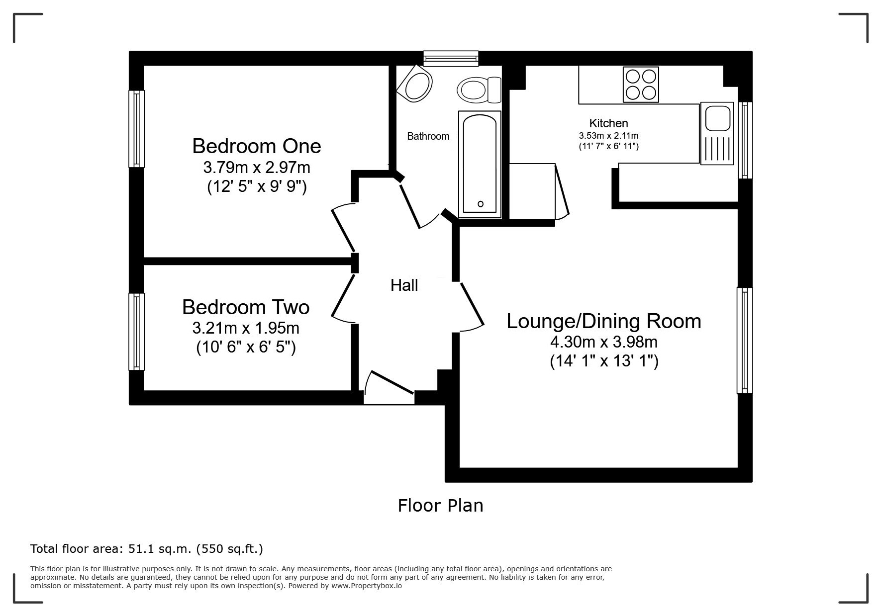 Walpole Road, Slough floorplan