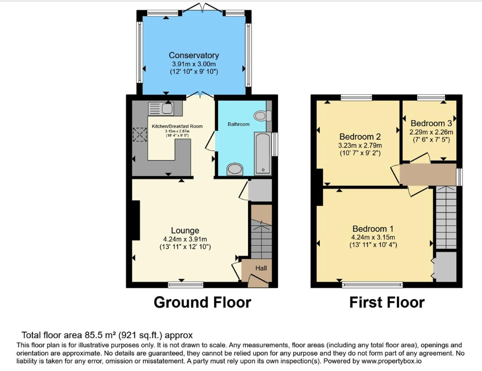 53, Stonehill Avenue, Leicester floorplan
