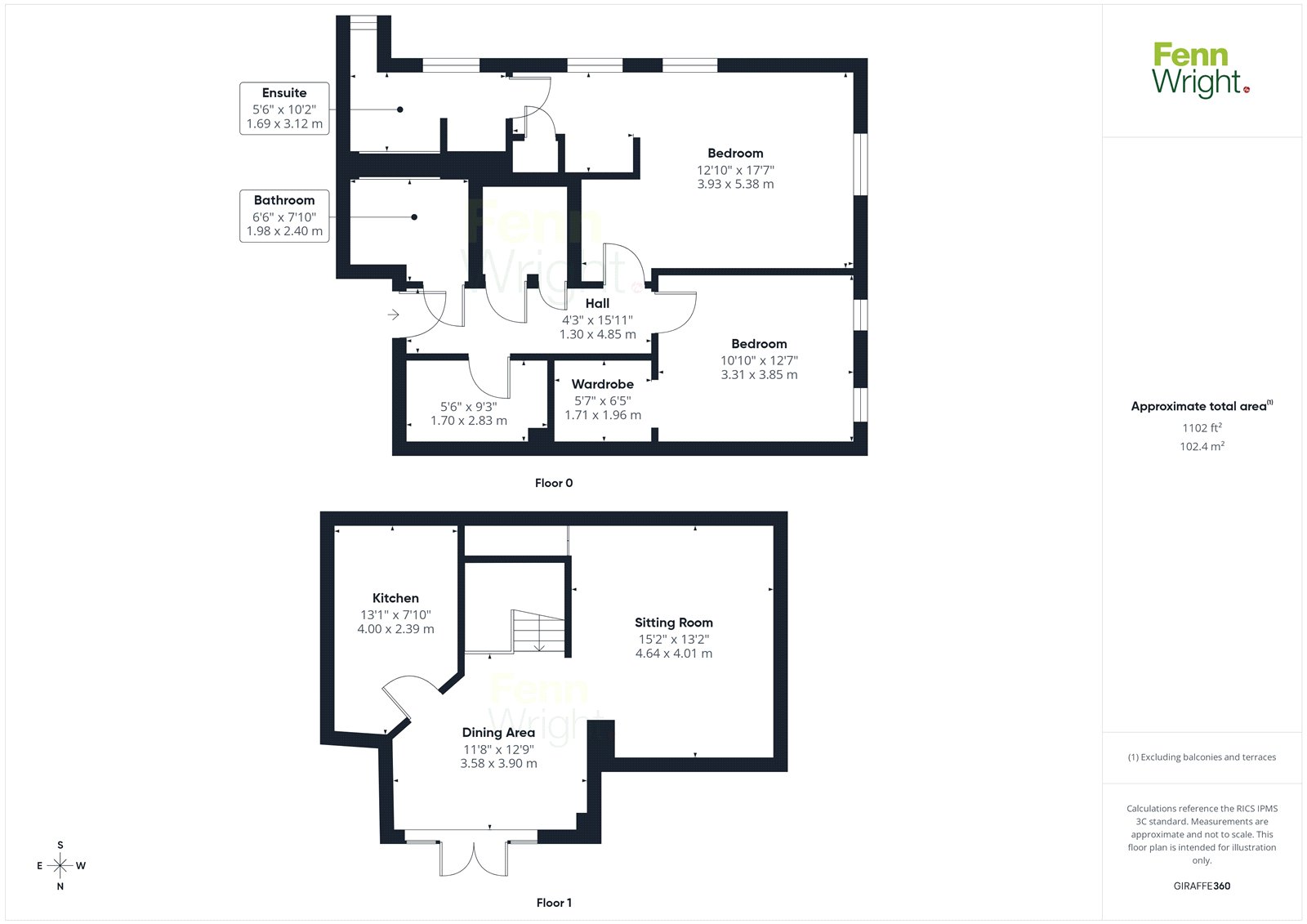 7 Coppers Yard,, Grundisburgh Road, Suffolk floorplan