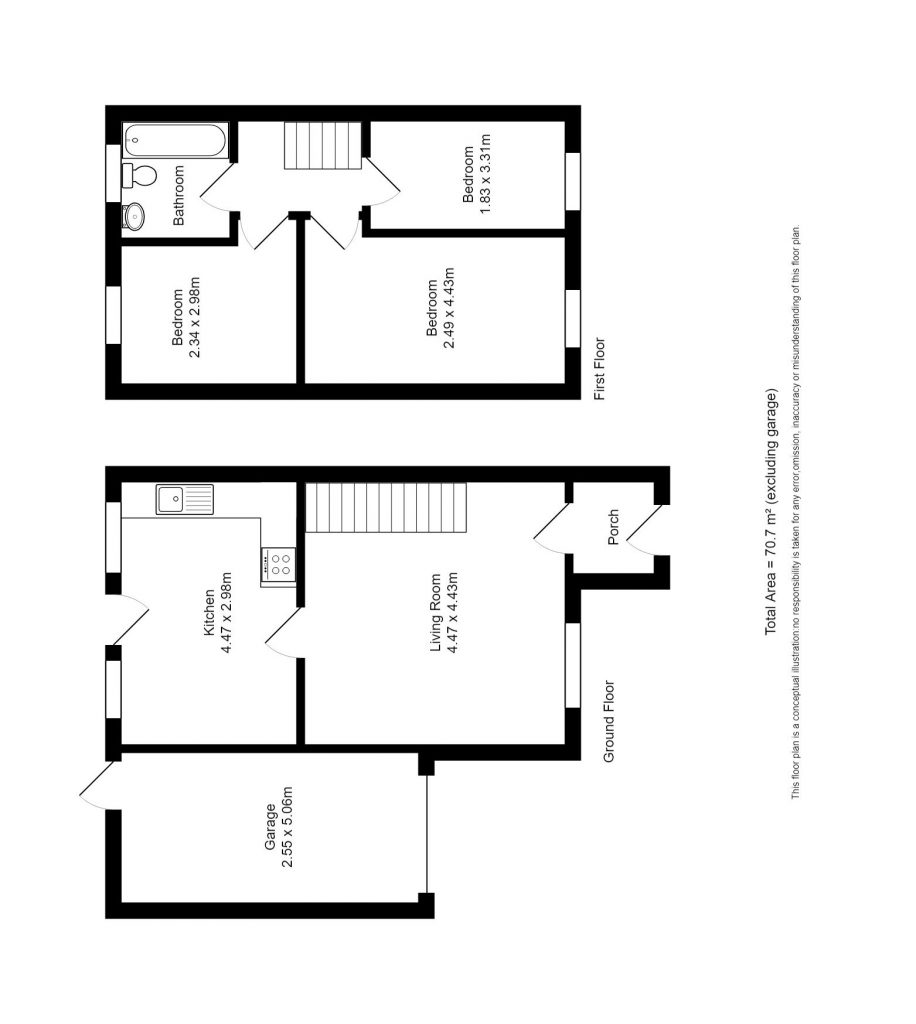 1, GRINDLE CLOSE, THATCHAM floorplan