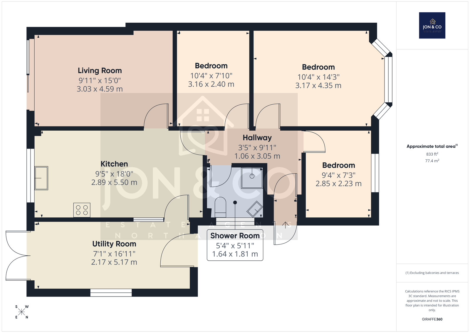 23, Longmynd Drive, Northampton floorplan