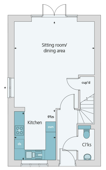 3 Bedrooms Semi-detached house for sale in 