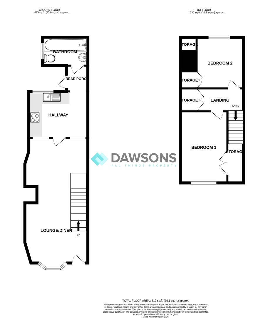 2, Strawberry Place, Swansea floorplan
