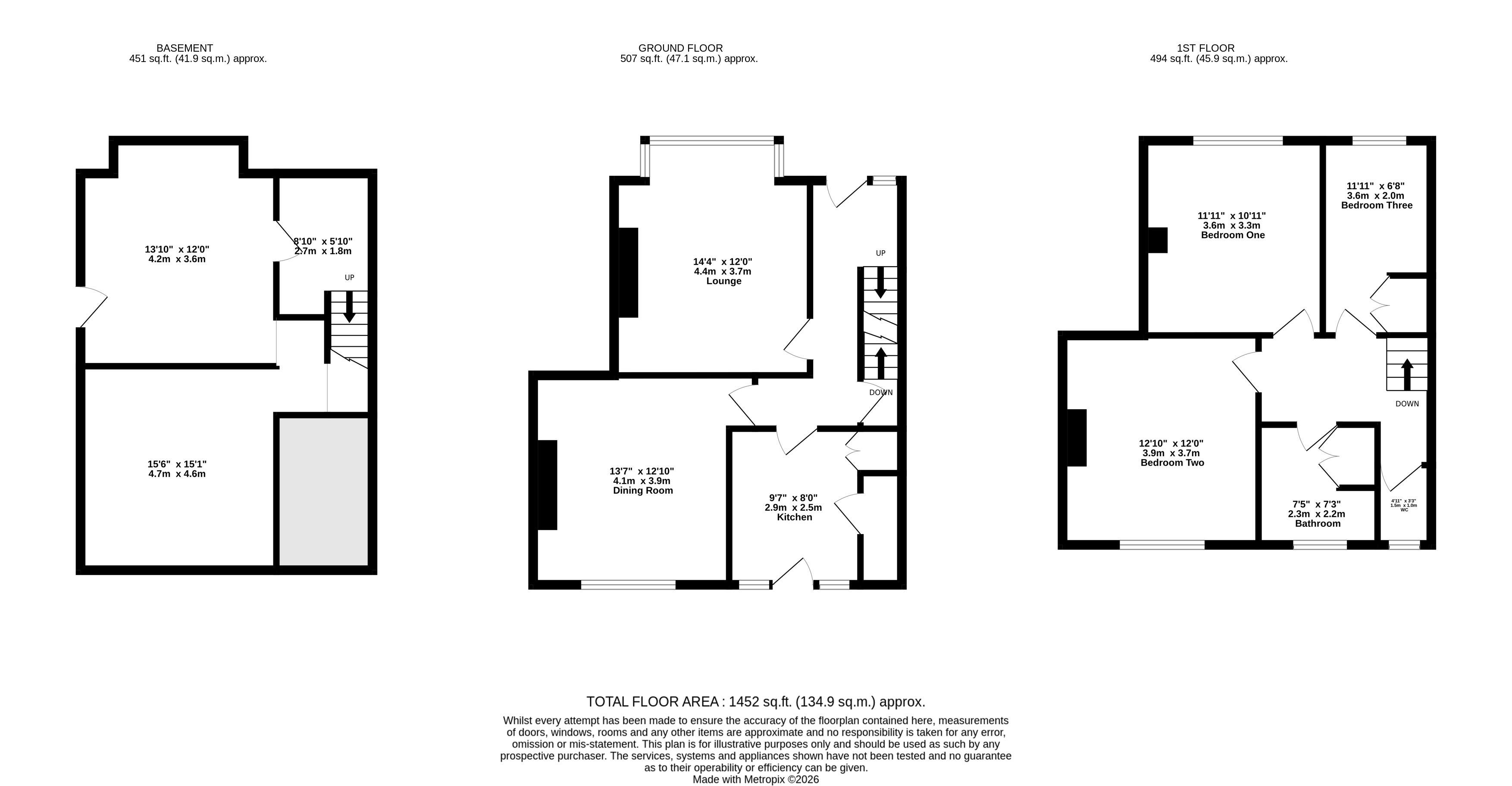 48, Longlands Road, Huddersfield floorplan