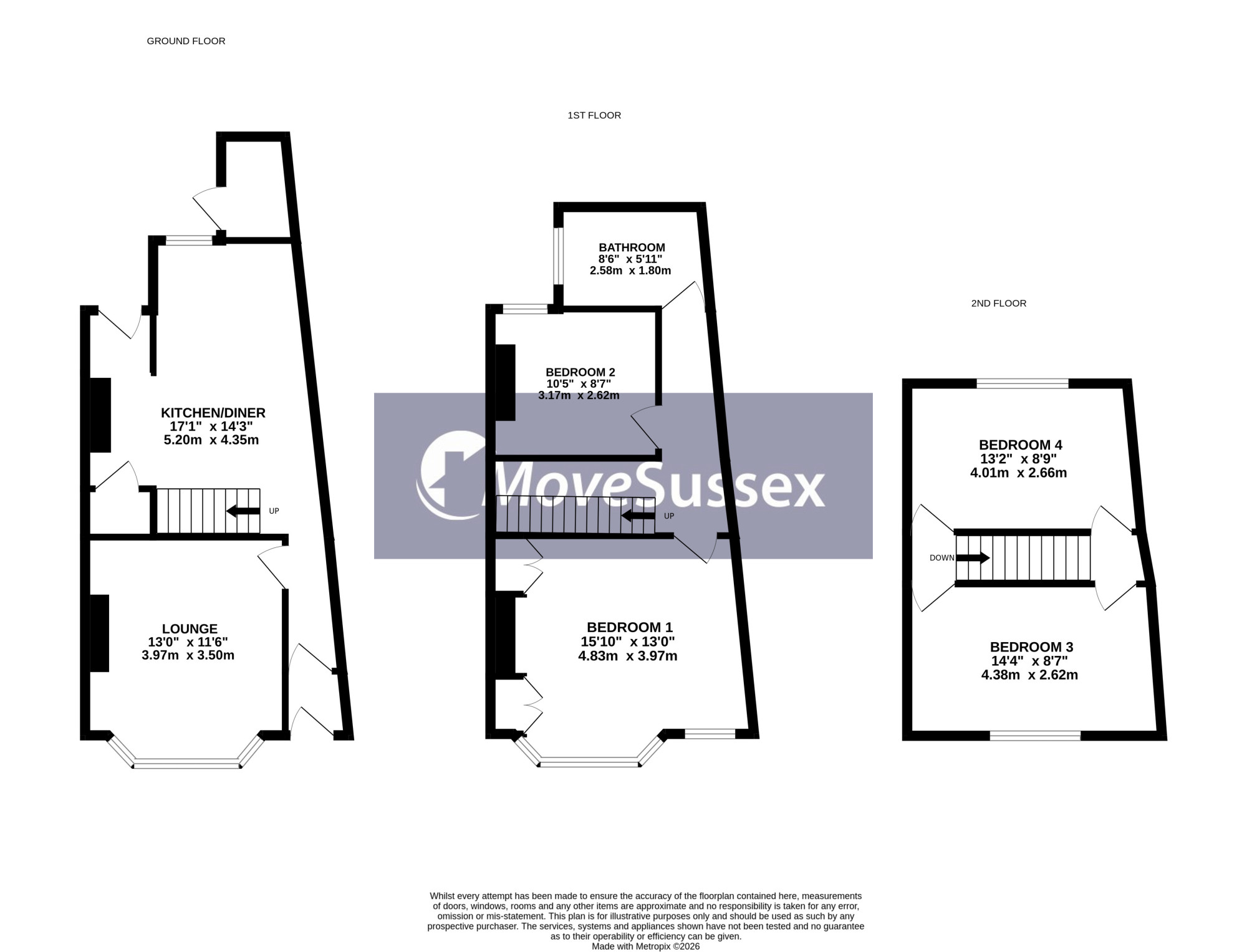 33, Willowfield Road, Eastbourne floorplan