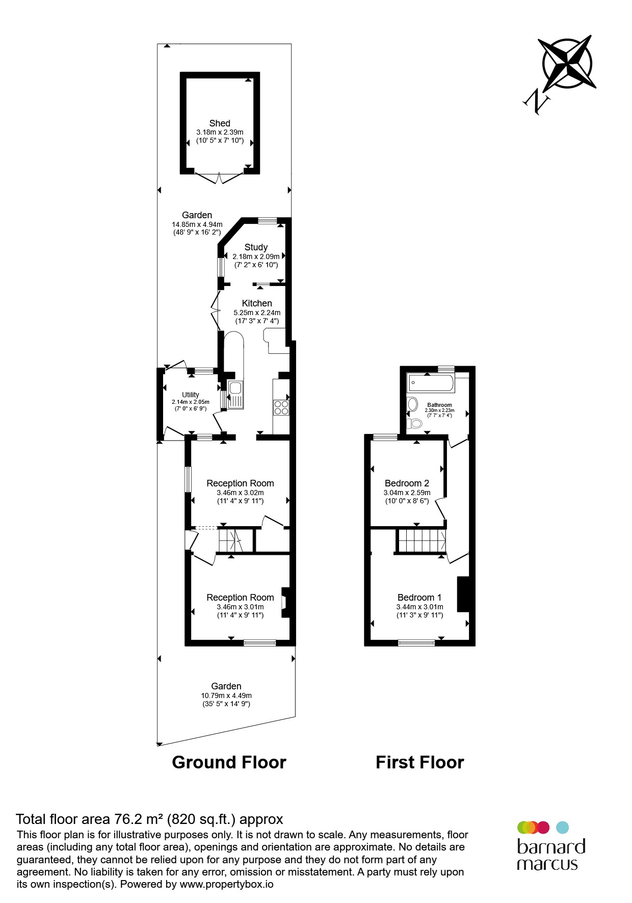 74, Jackson Road, Barnet floorplan