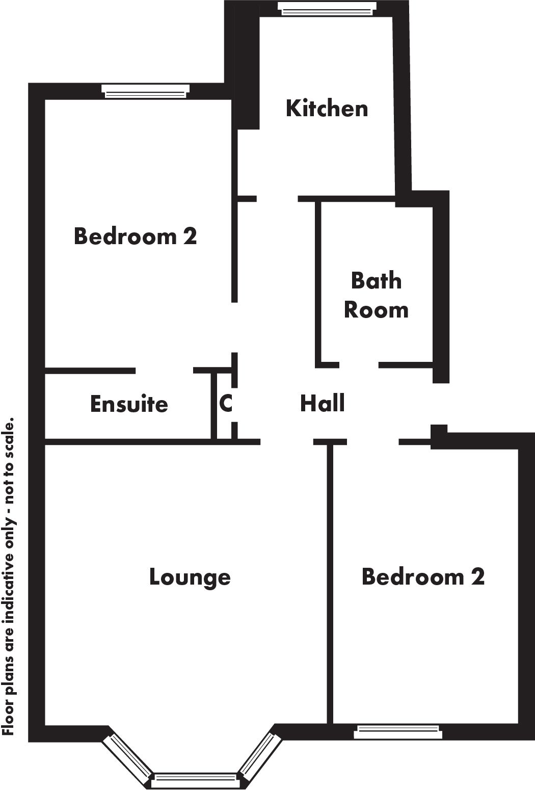 48c Stevenston Road, Kilwinning KA13, 2 bedroom flat for sale