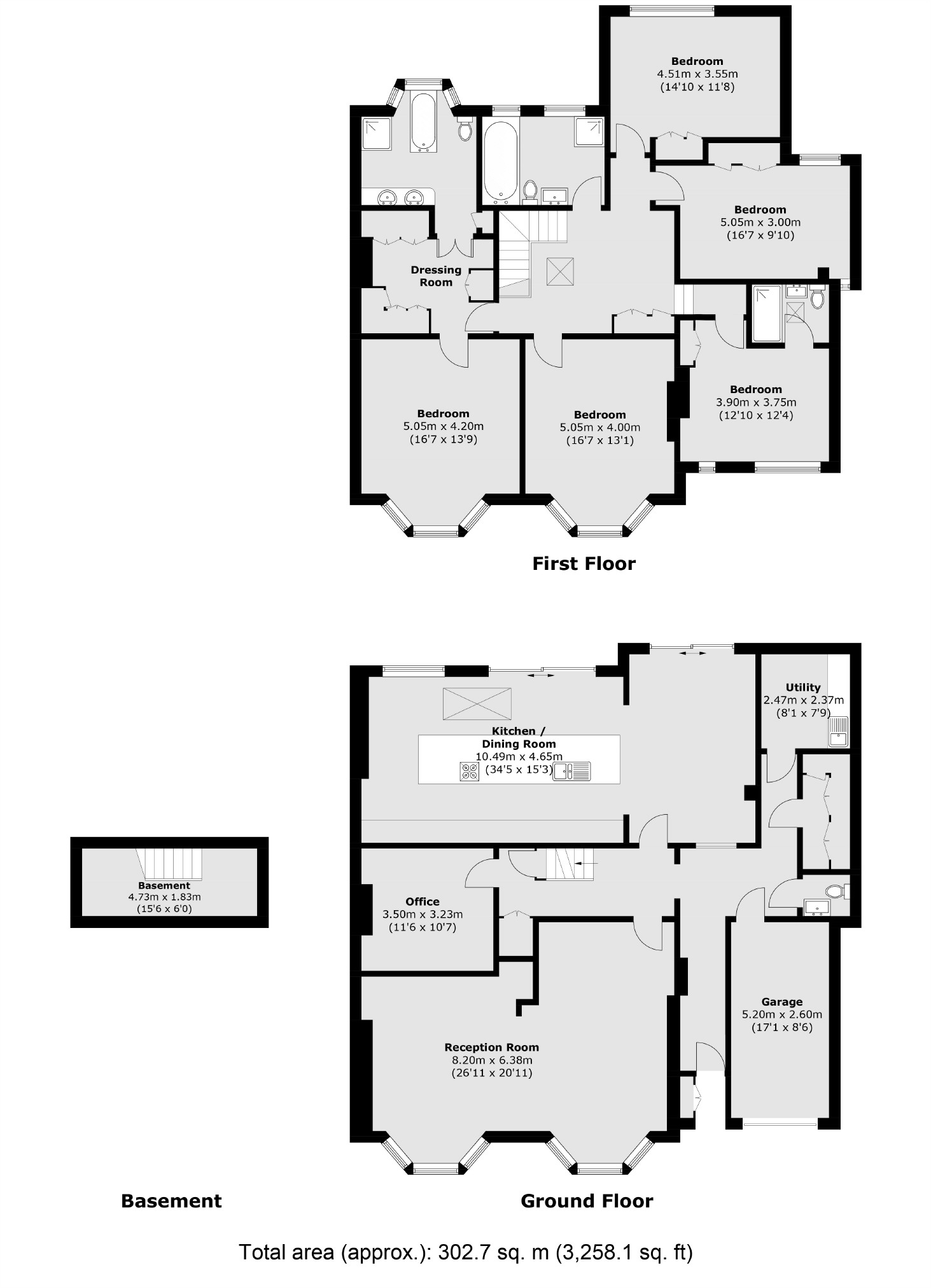 52, Oxford Road South, London floorplan