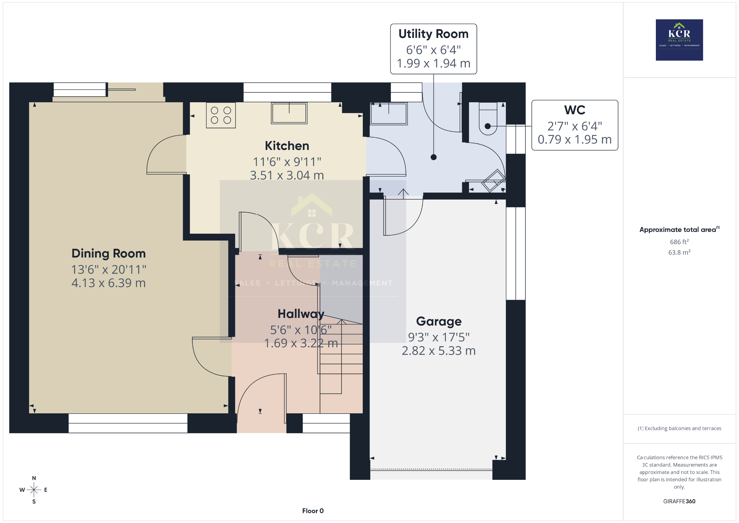 14 Foxcroft Close, Leicester floorplan