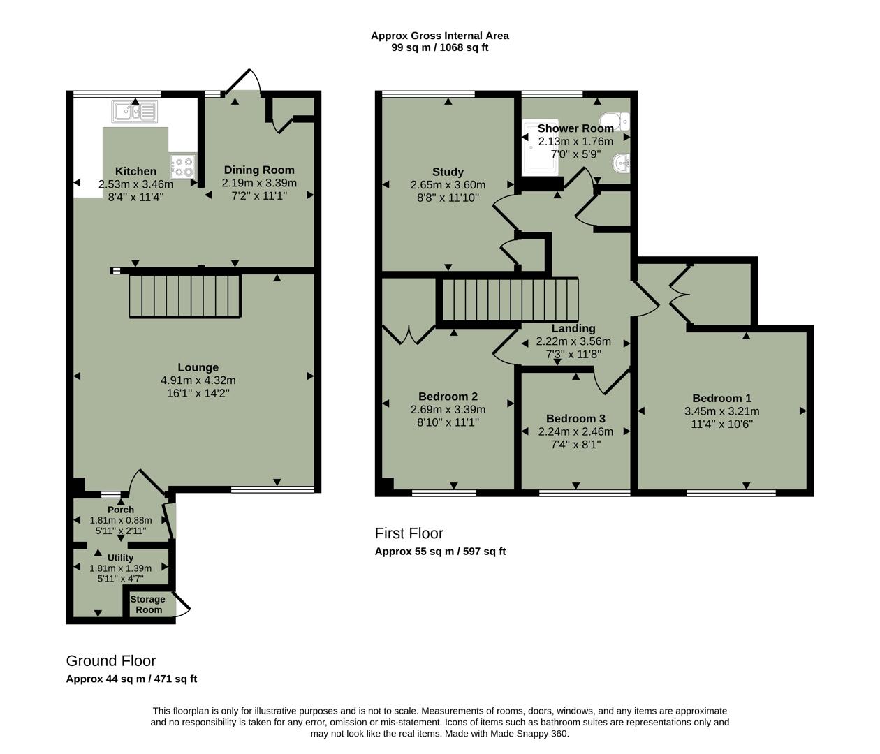 3, Awel Mor, Cardiff floorplan