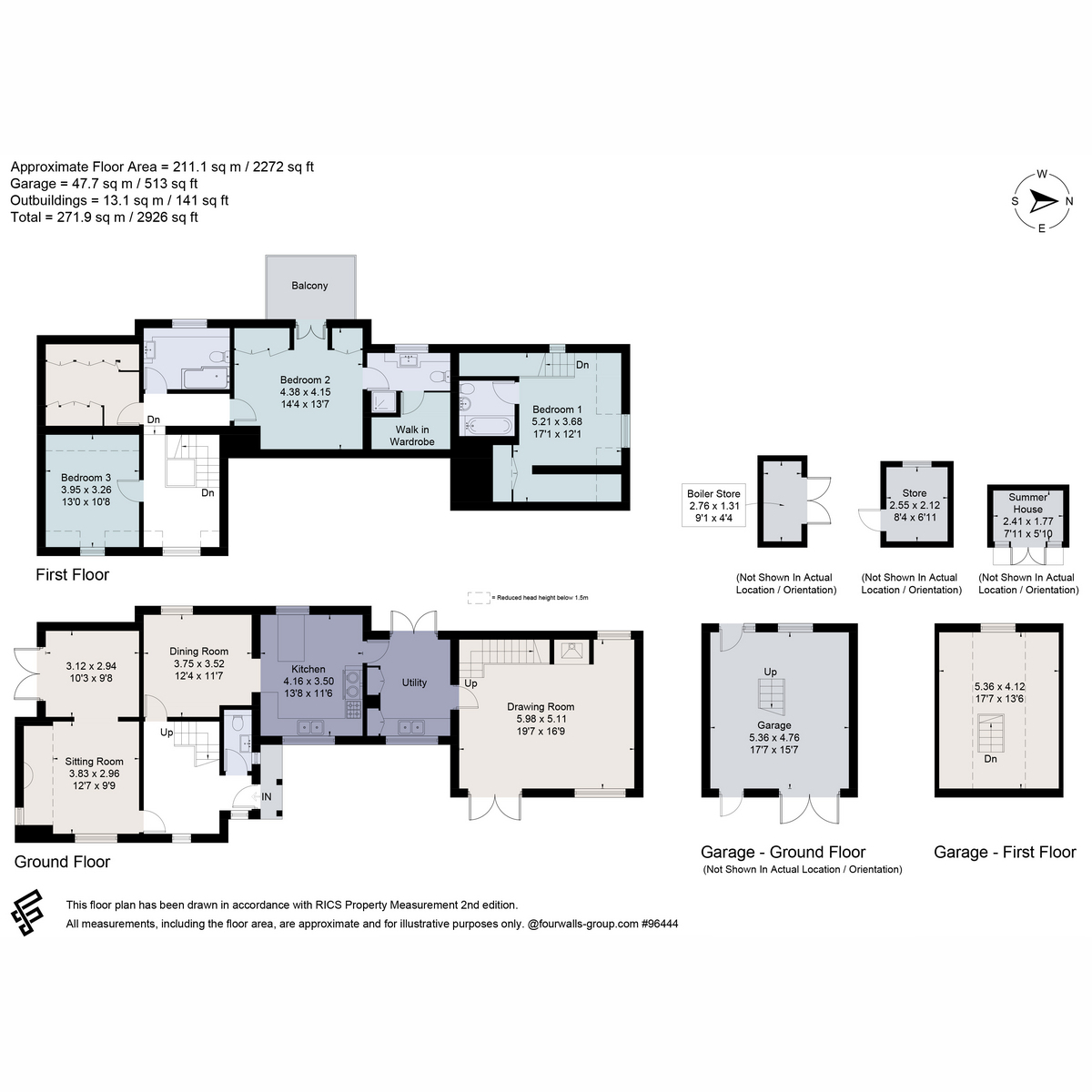 Ivy Cottage, Iron Cross, Evesham floorplan