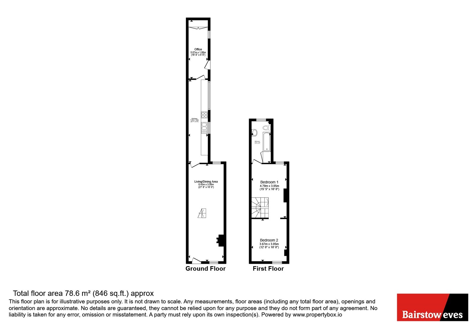 104, Watnall Road, Nottinghamshire floorplan