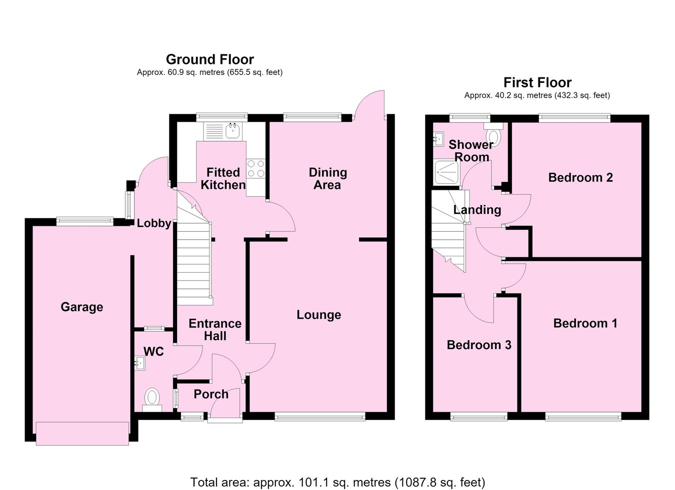 61, Coventry Road, Lutterworth floorplan