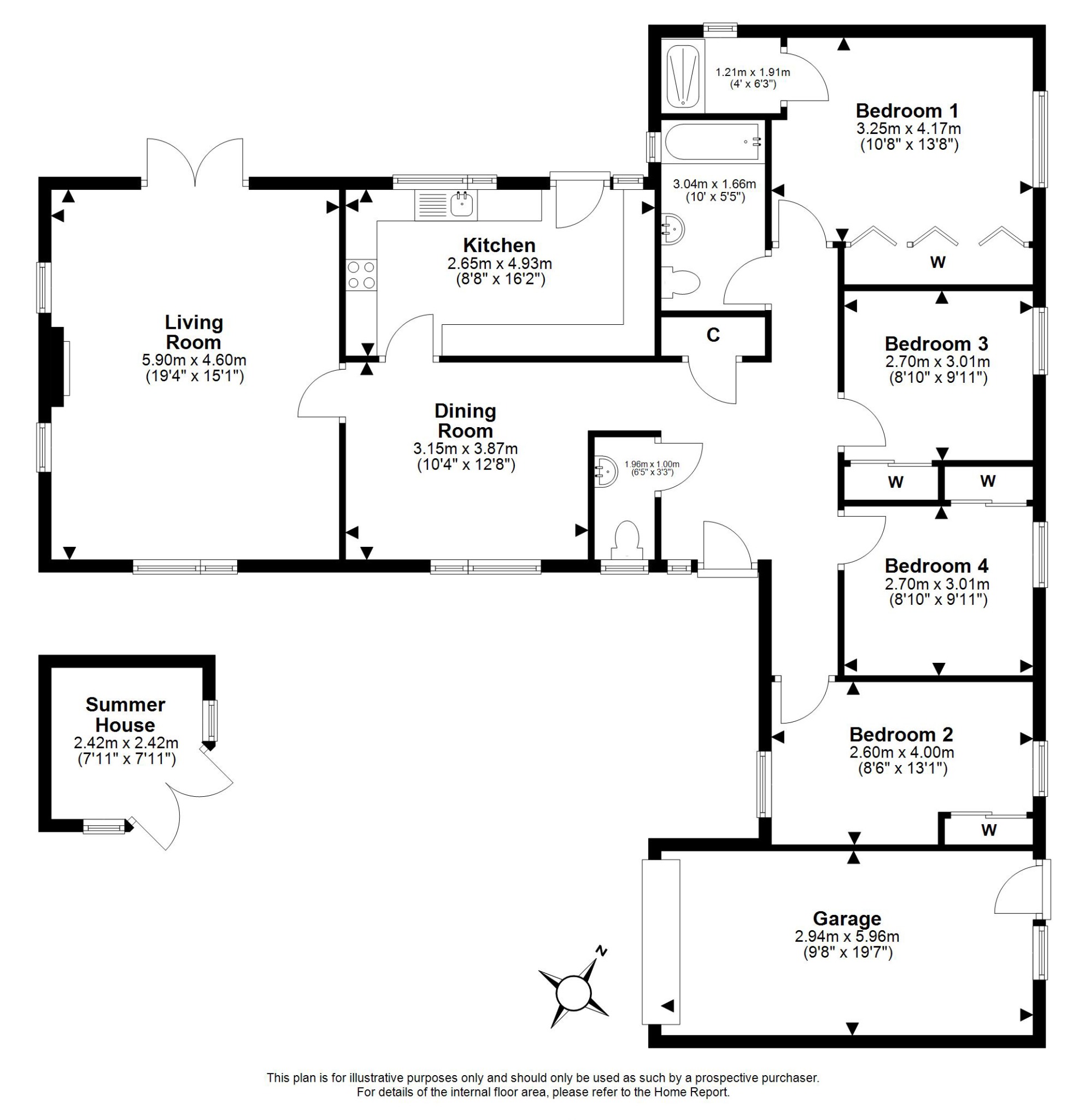 8 Viewbank View, Bonnyrigg, Midlothian floorplan