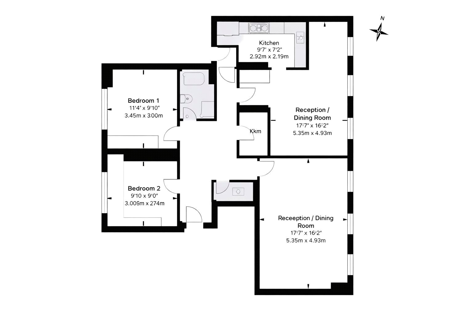 Flat 5, 42-43,, Hertford Street, London floorplan