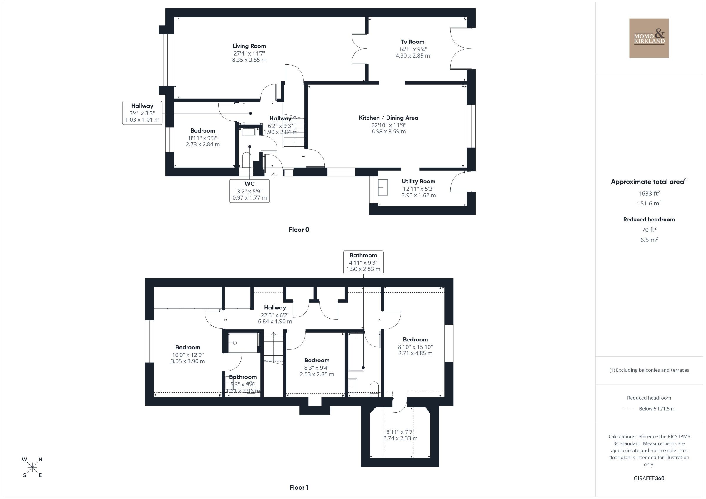 51 Kane Place, Larkhall floorplan
