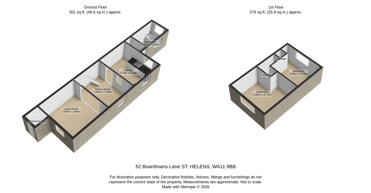 52, Boardmans Lane, St. Helens floorplan