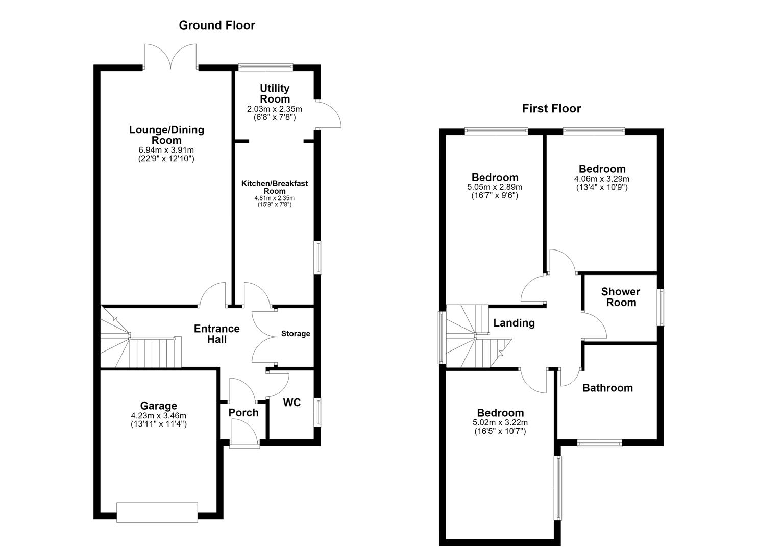 2, Sheldon Close, Corringham floorplan