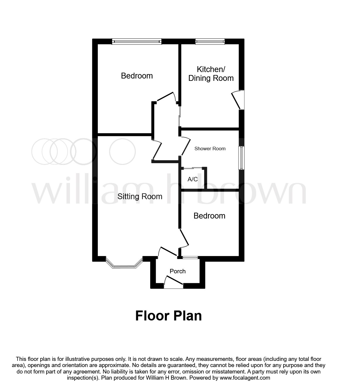 2 bed semidetached bungalow for sale in Braddon Road, Loughborough