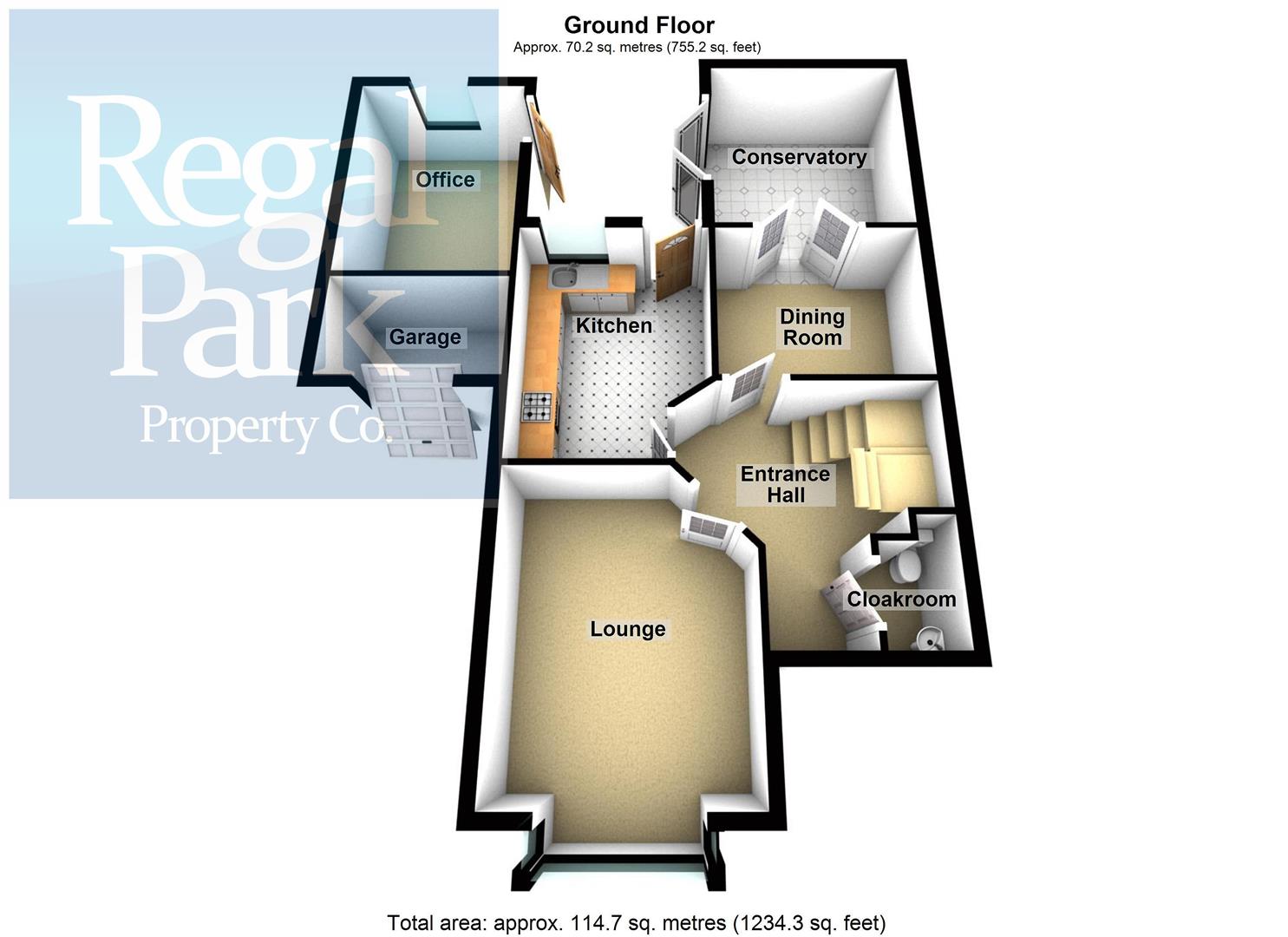 45, Dexter Way, Peterborough floorplan