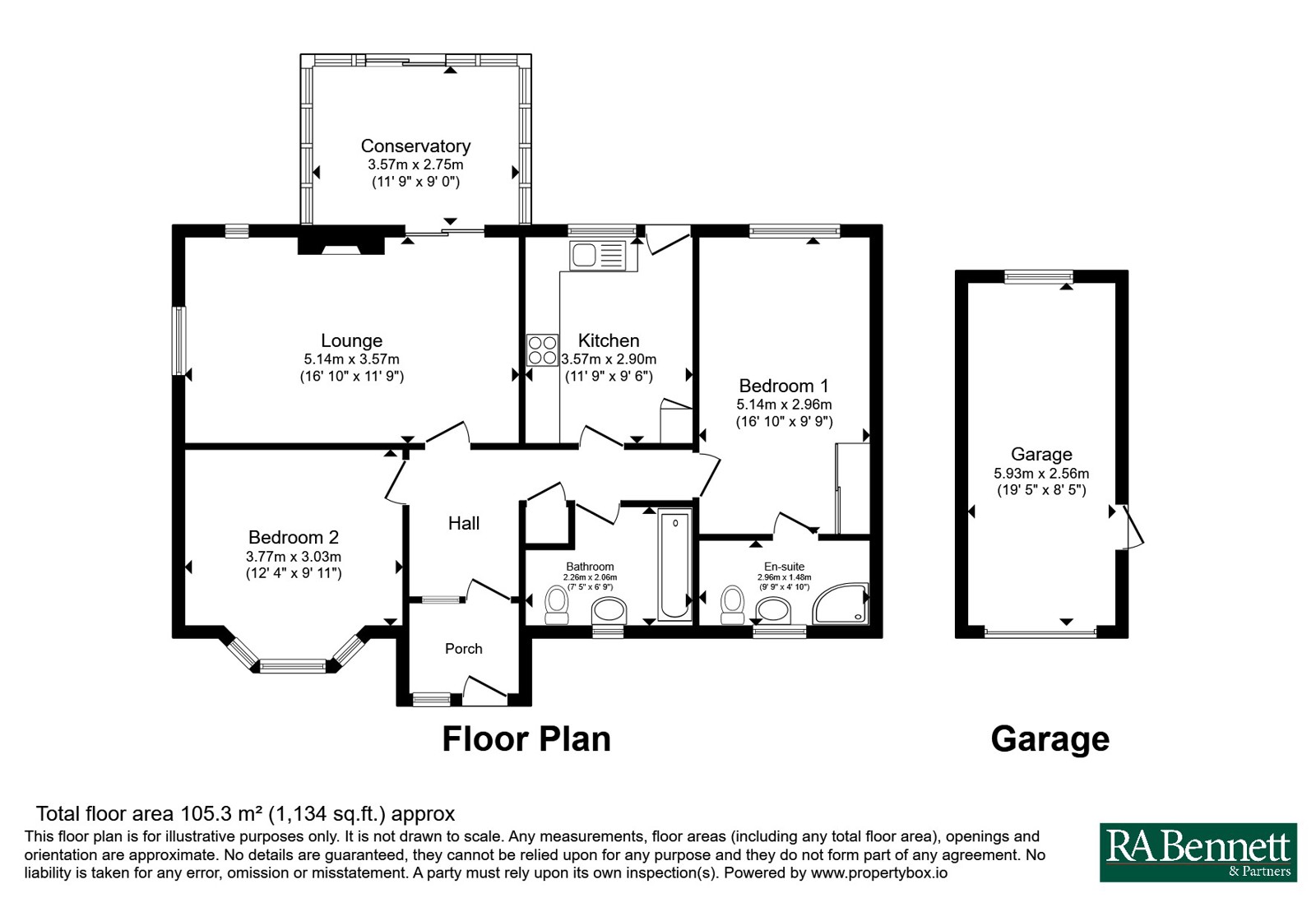 54, Morris Road, Worcestershire floorplan