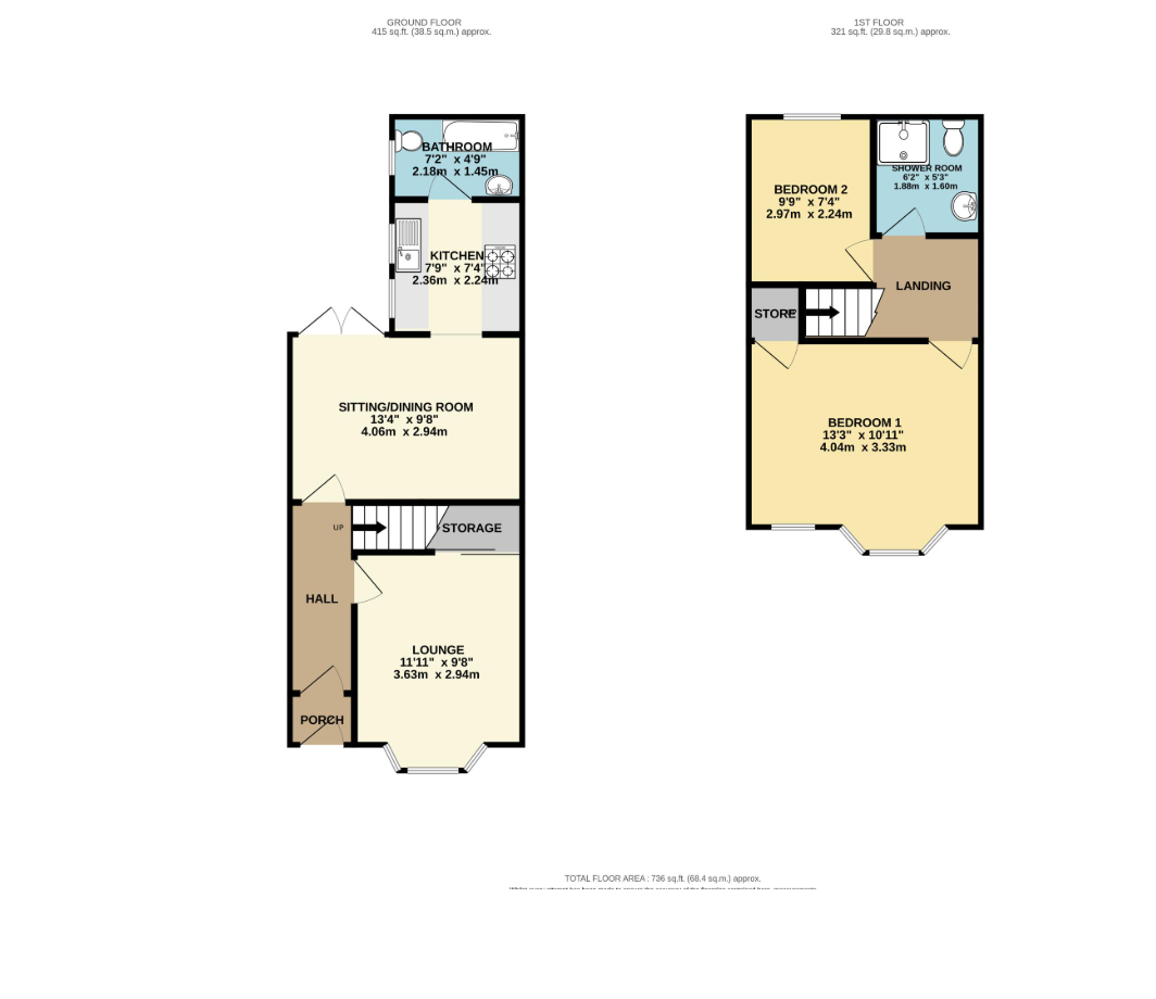 24 Preston Gardens, Luton floorplan
