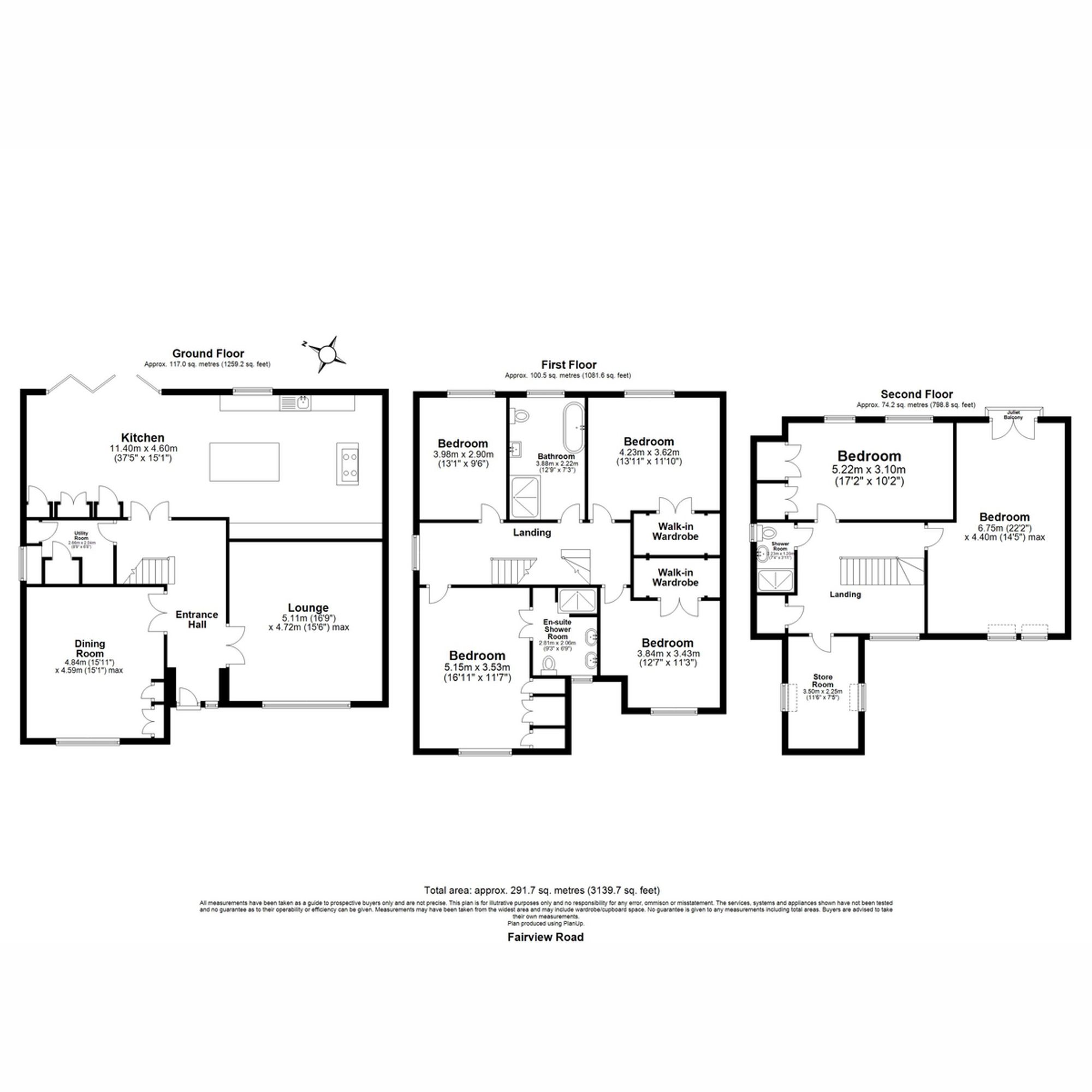 21 Fairview Road, Chigwell floorplan