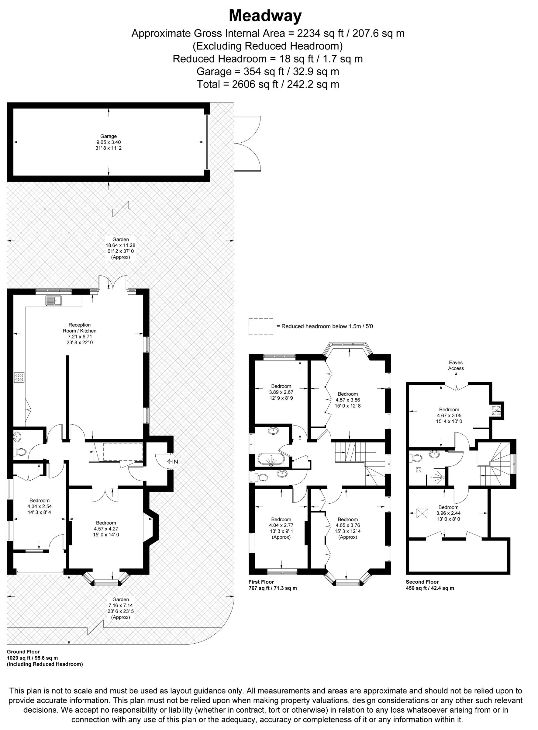 27 Meadway, London floorplan