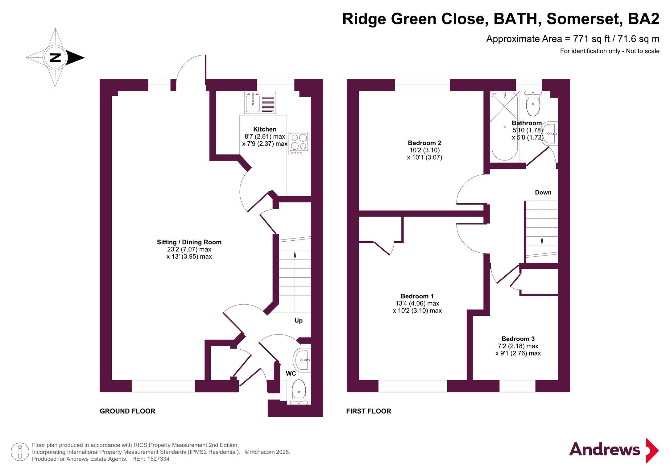 Ridge Green Close, Somerset floorplan