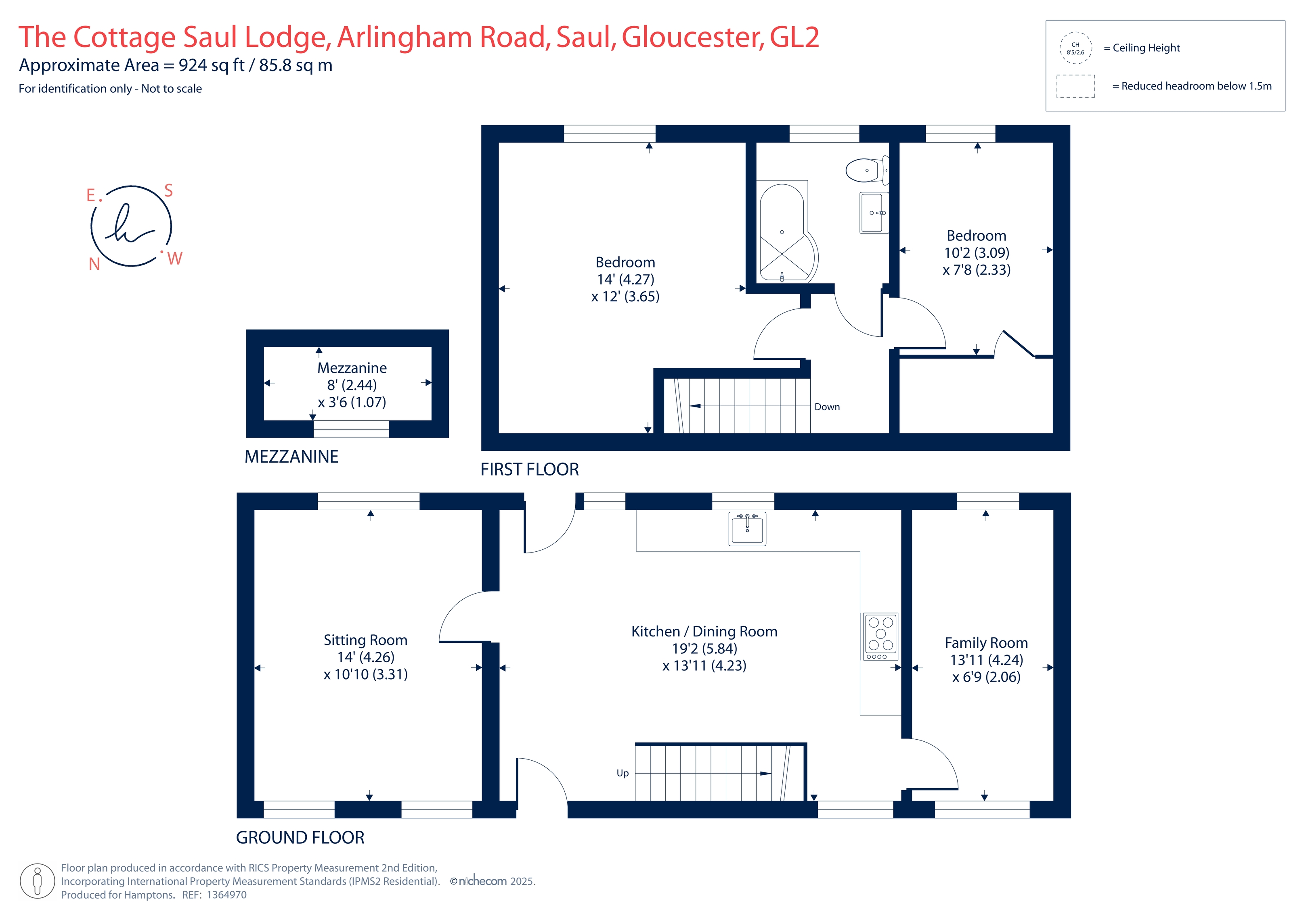 The Cottage Saul Lodge, Arlingham Road, Saul floorplan