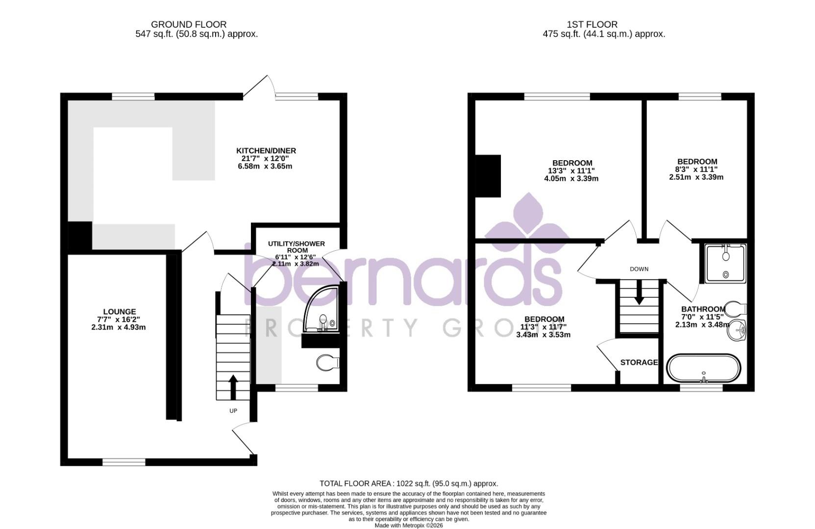 2, Oaklea Close, Waterlooville floorplan