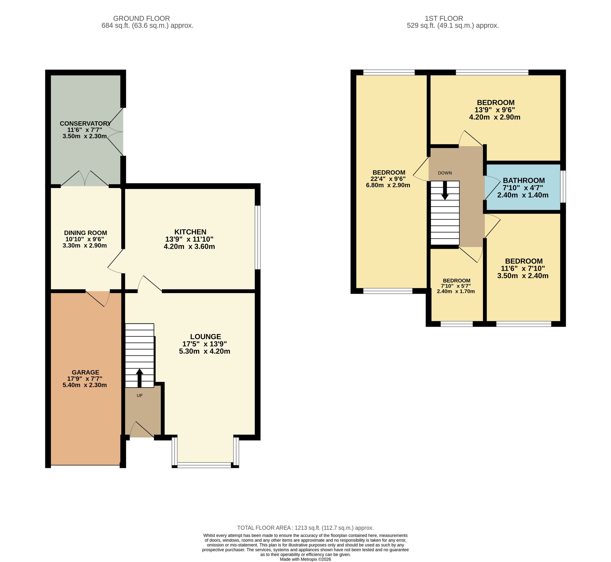 30 New Drake Green, Bolton floorplan
