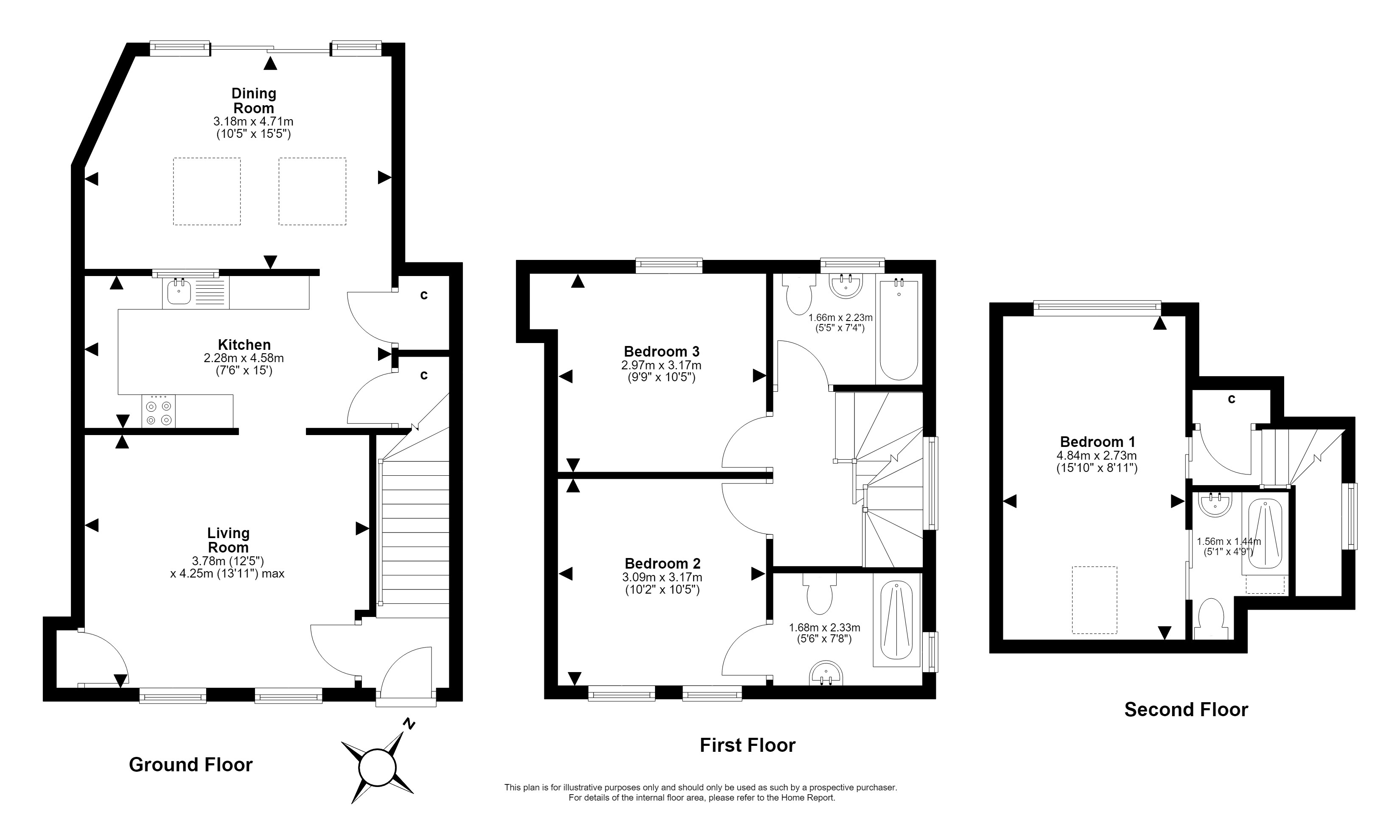 21, Boswall Gardens, Edinburgh floorplan