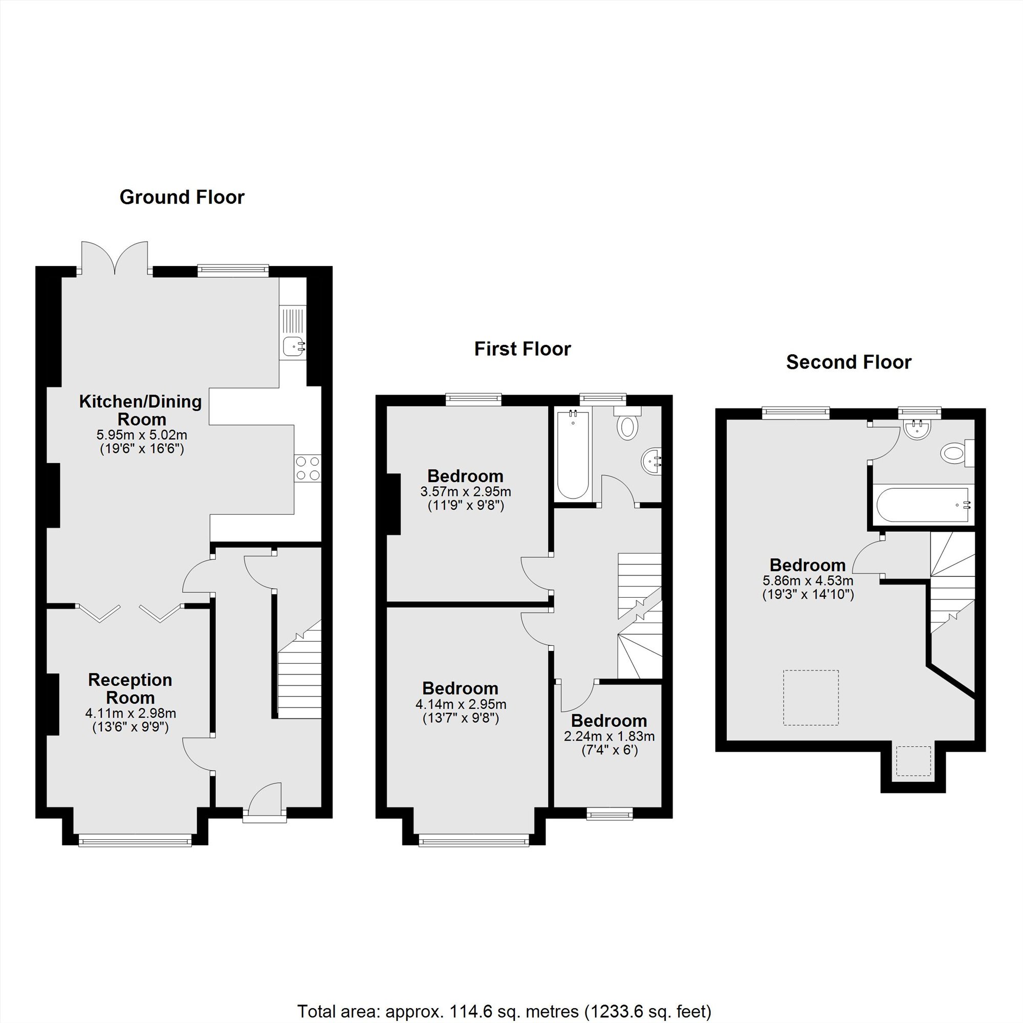 105, Faraday Road, London floorplan