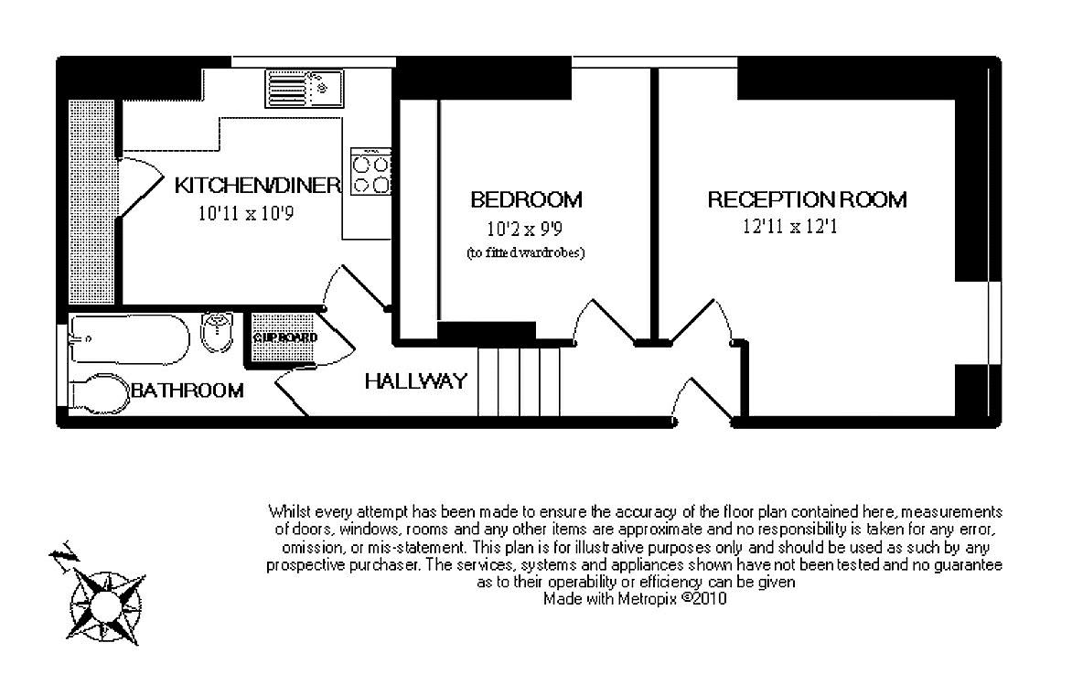 1 Bedrooms Flat to rent in Chase Green Avenue, Enfield EN2