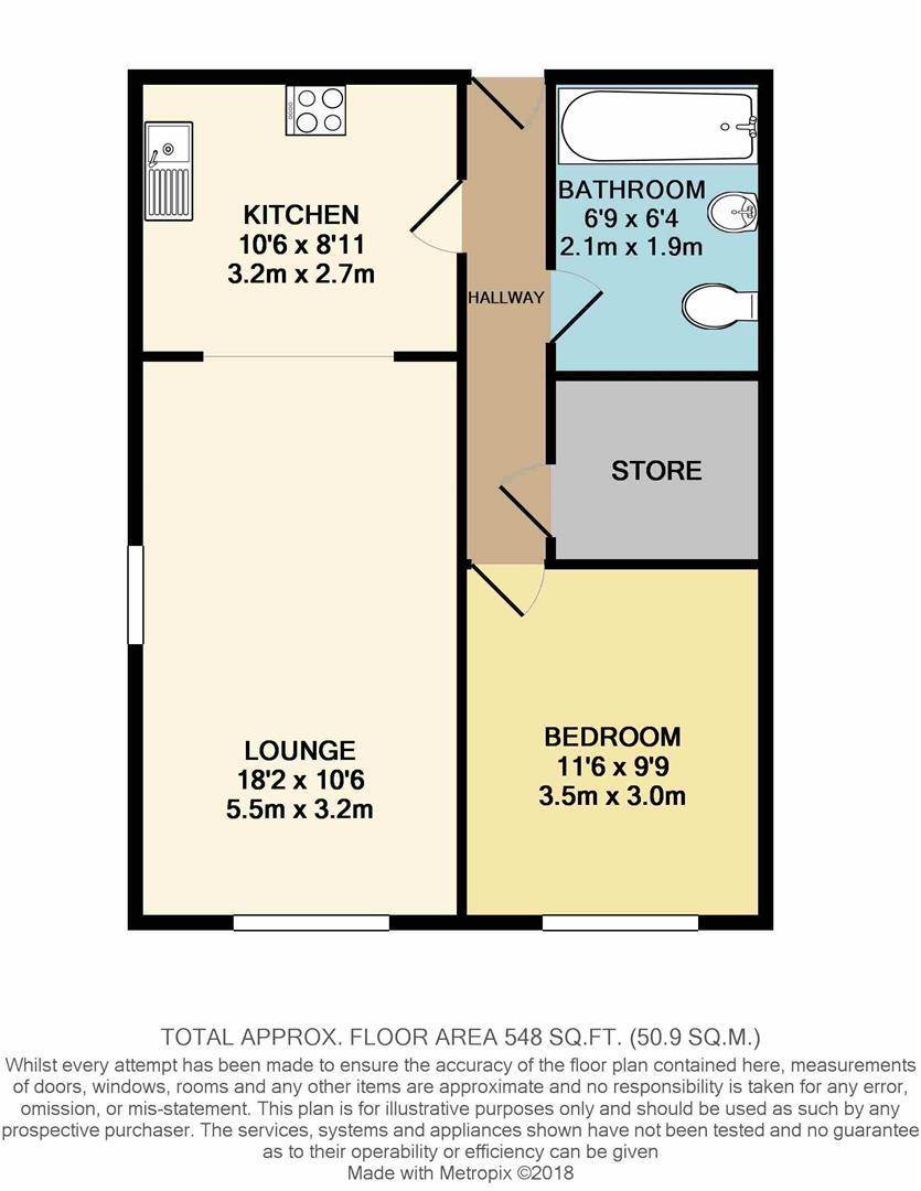 38 Cavendish Court, Park Road, Bradford floorplan