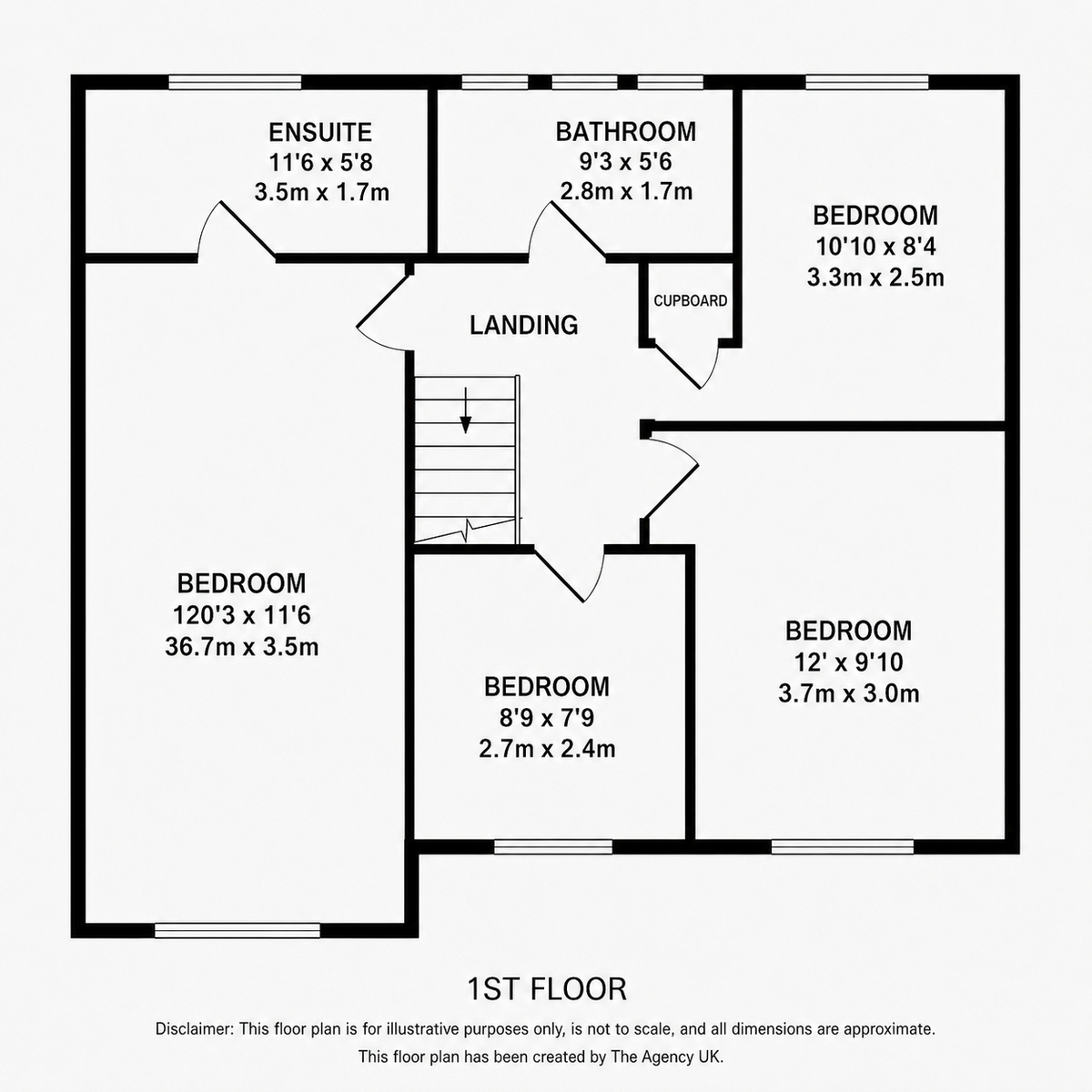 4, Conifer Close, Durham floorplan