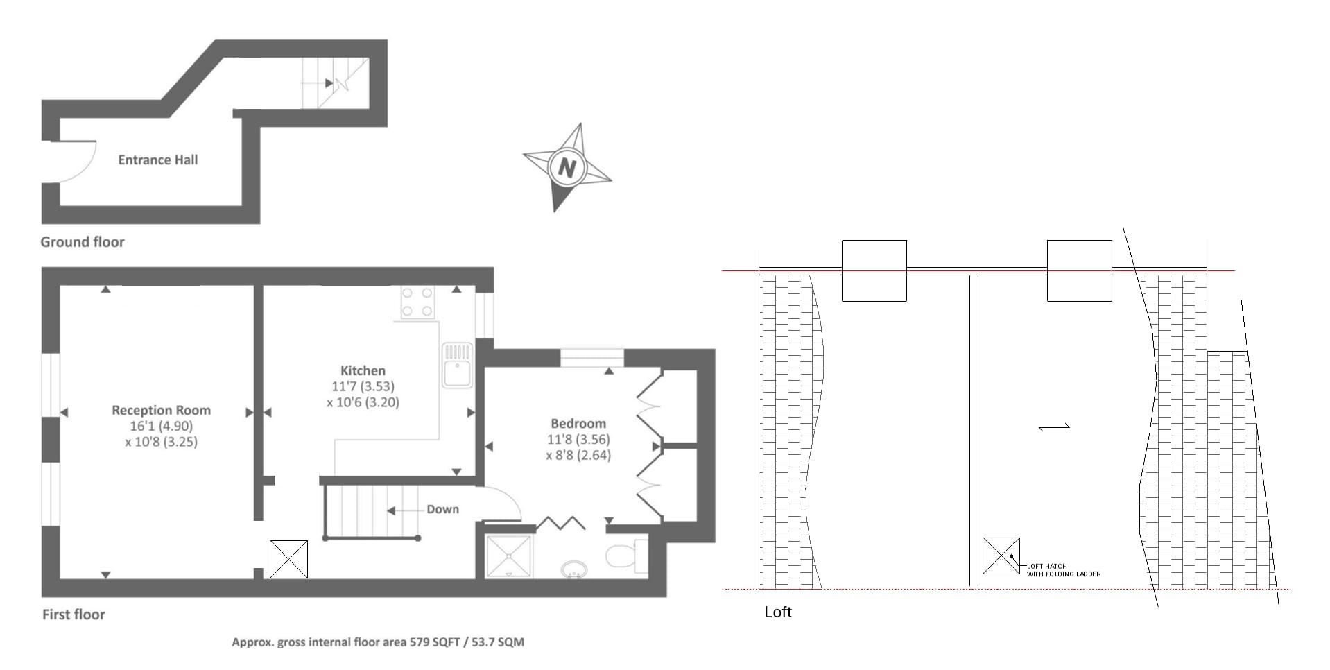 154b, Hurst Street, Oxford floorplan