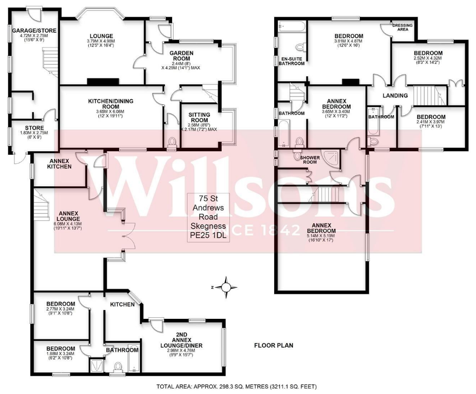 75, St. Andrews Drive, Skegness floorplan