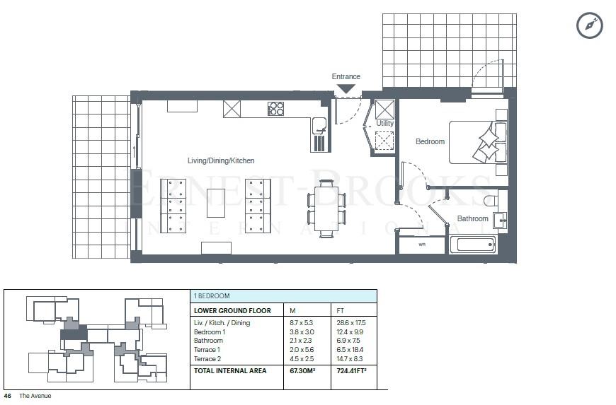 1 Bedrooms Flat to rent in The Avenue, Queens Park NW6